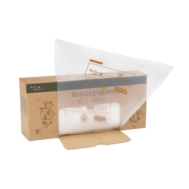 DISPOSABLE PASTRY BAGS - extra thick + no-slip