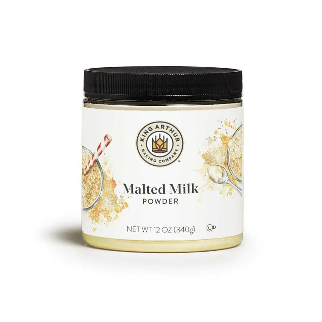 MALTED MILK POWDER - tastier than others I've tried (and I like the wide-mouthed container)