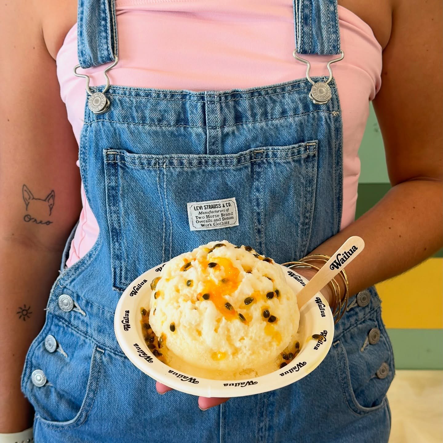 She&rsquo;s baaackkkk! Come get your Lilikoi fix while it&rsquo;s here! 🌈 

#wailuashaveice #wegowailua #shaveiceandshakas #hawaiifoodie
