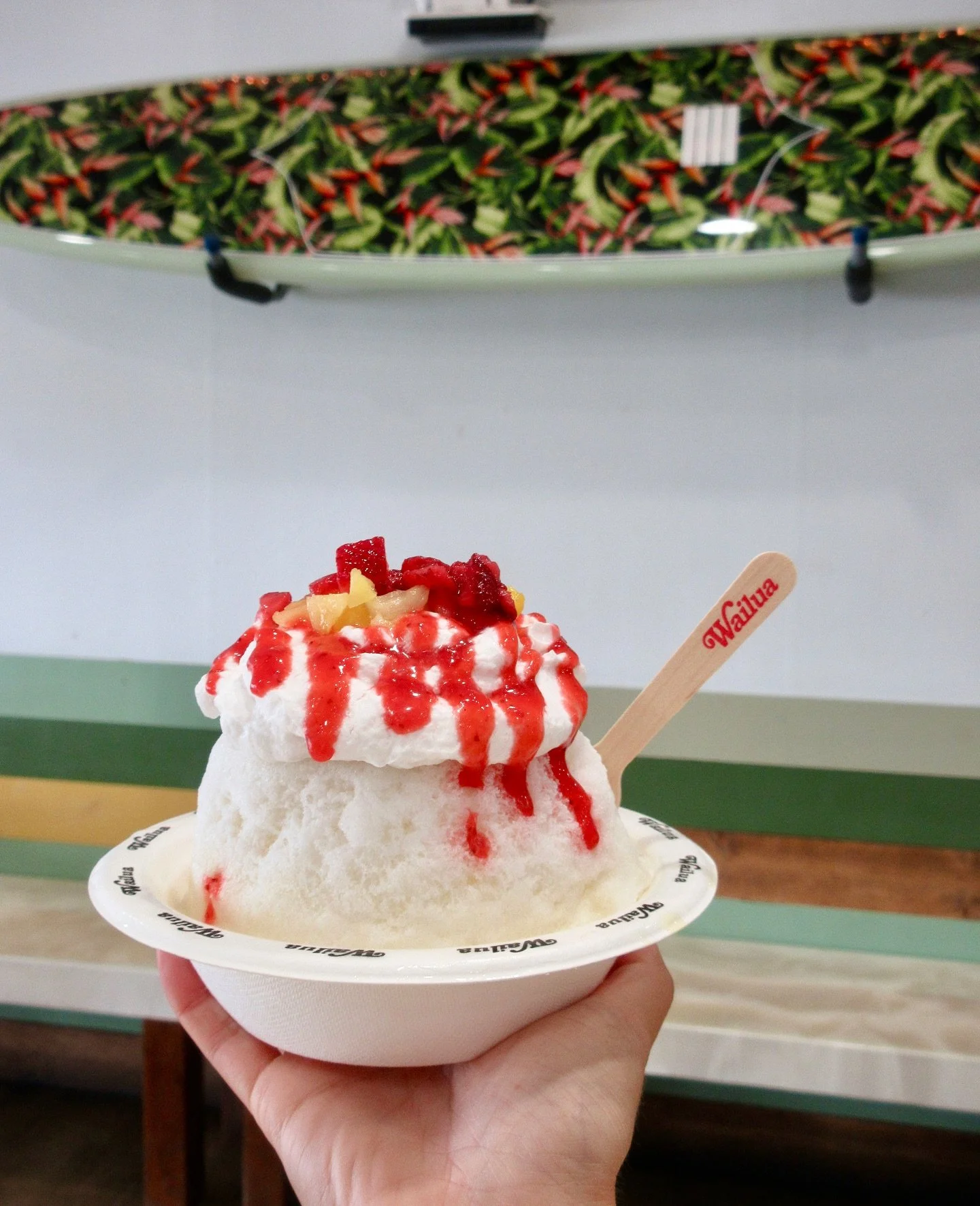 Come get your Lava Flow fix, we&rsquo;re open 12pm-9pm everyday 🤙🏼🍧

#wegowailua #wailuashaveice #teamshaveice #hawaiifoodie #kauaihawaii