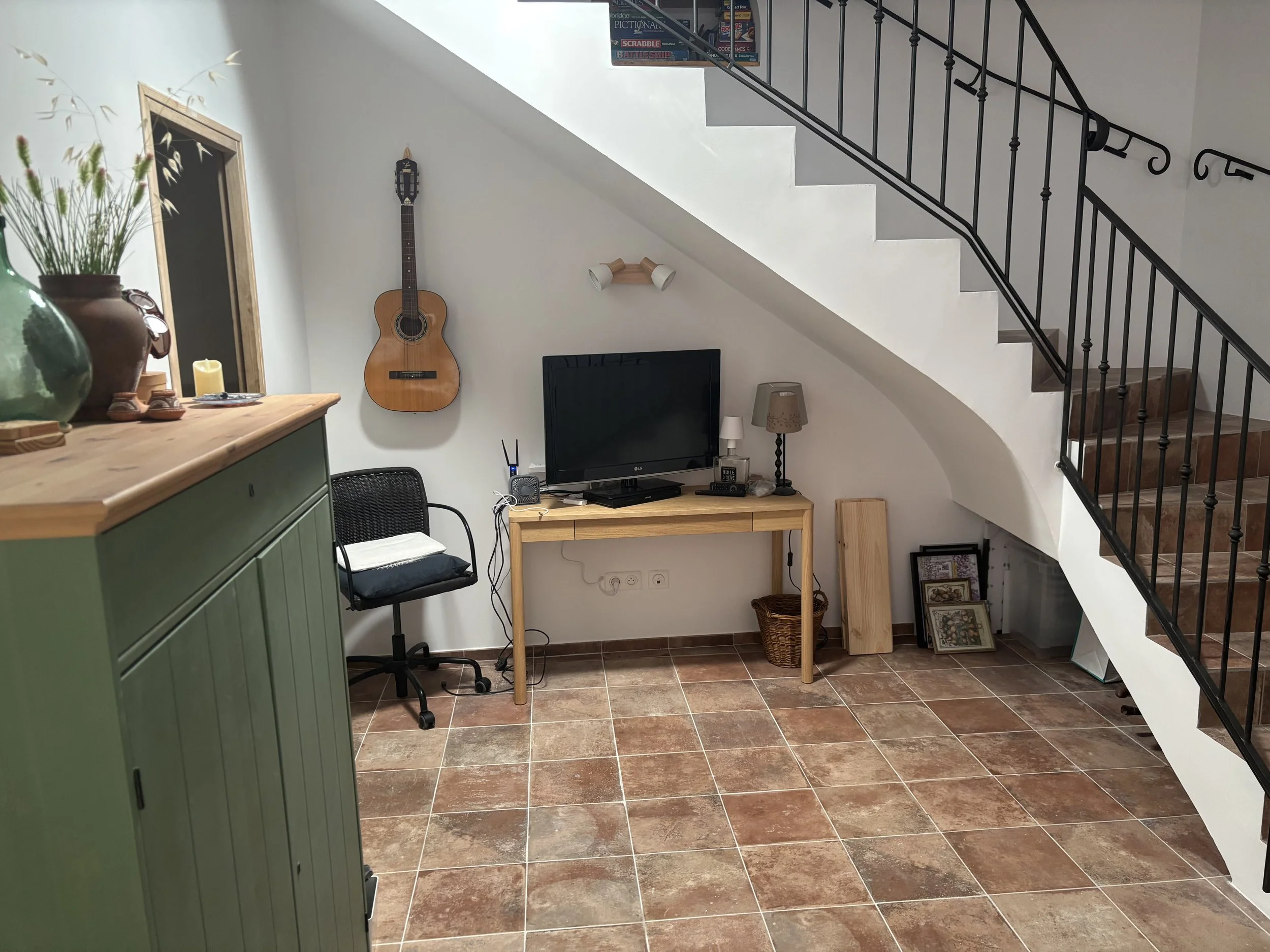 Staircase to top floor