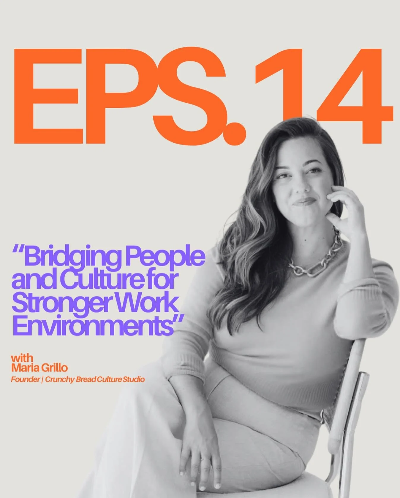 On this episode I sit down with Maria Grillo, founder of @crunchybreadculturestudio ,to explore her incredible journey of shaping workplace culture.

Maria shares how a deeply personal experience led her to pivot her career, and how her Italian herit