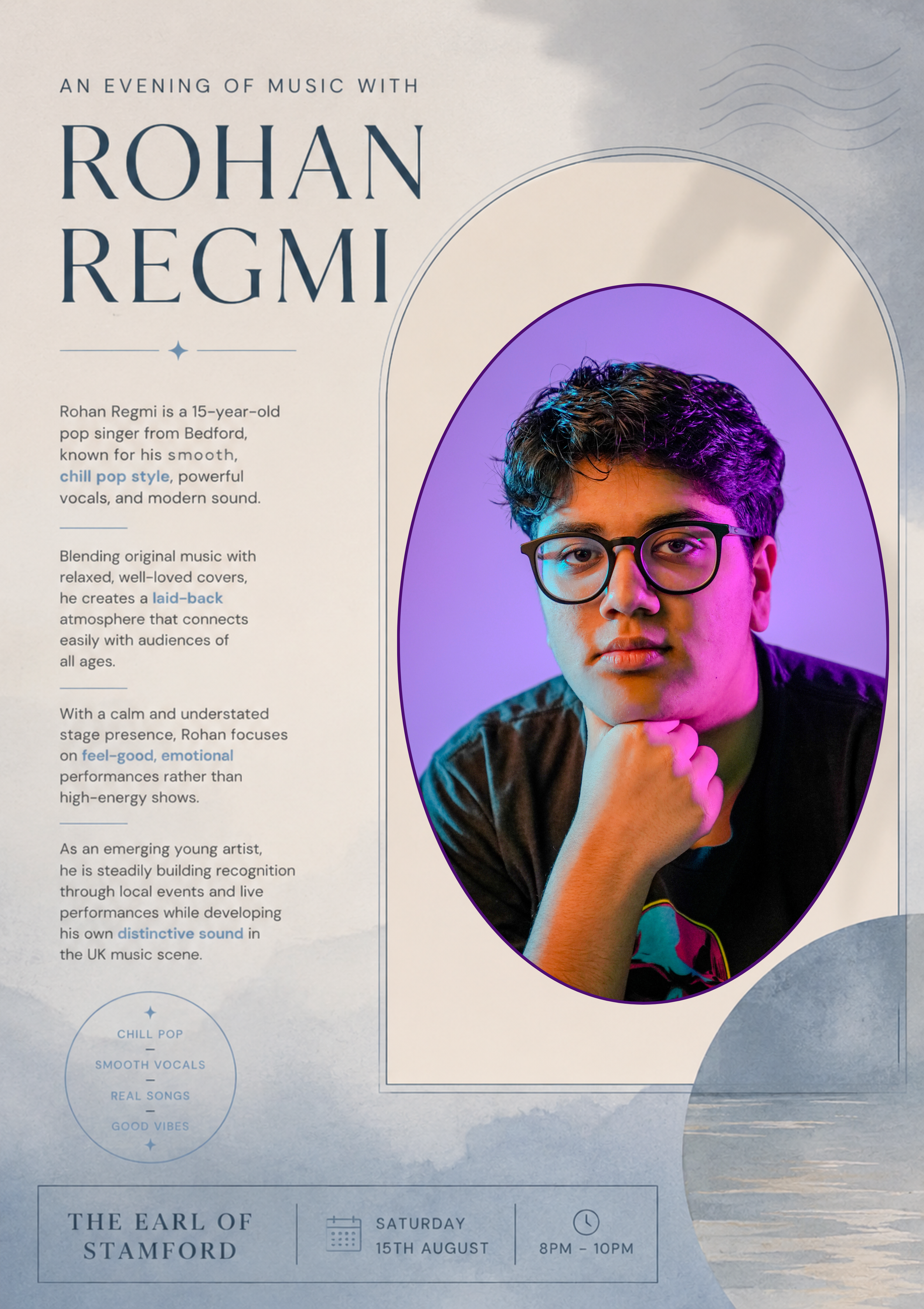 Rohan Regmi at the Earl of Stamford