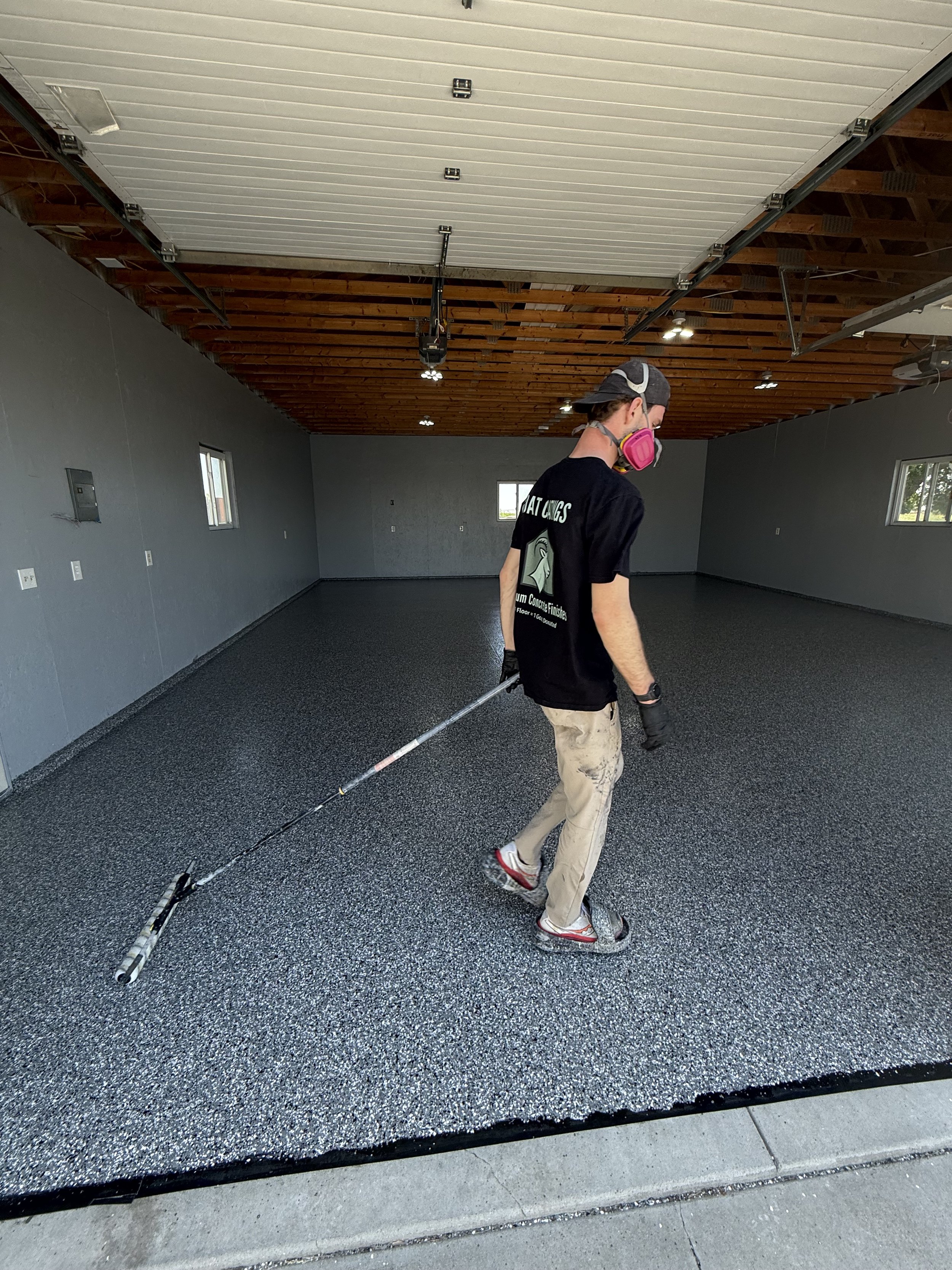 Installing an Epoxy Garage