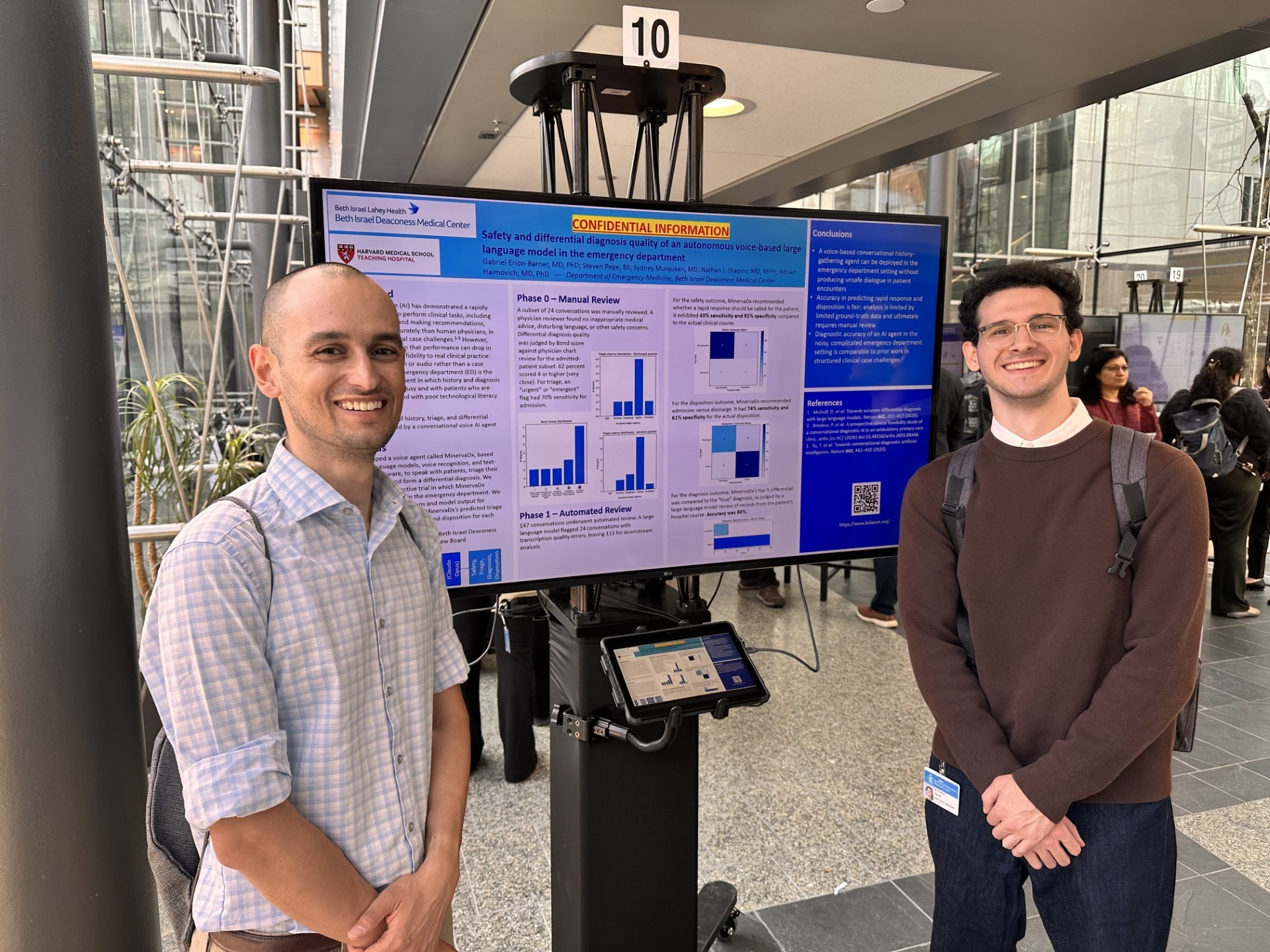Team presents MINERVA – Real Time Clinical Voice Agent 