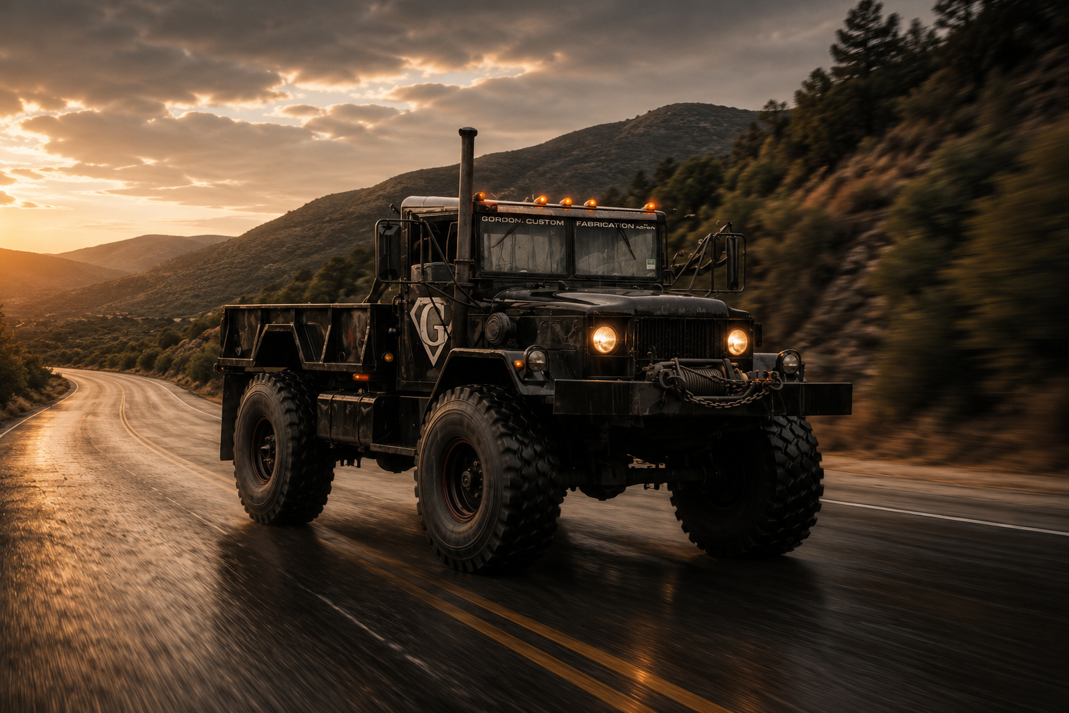 Custom Military Transport Truck