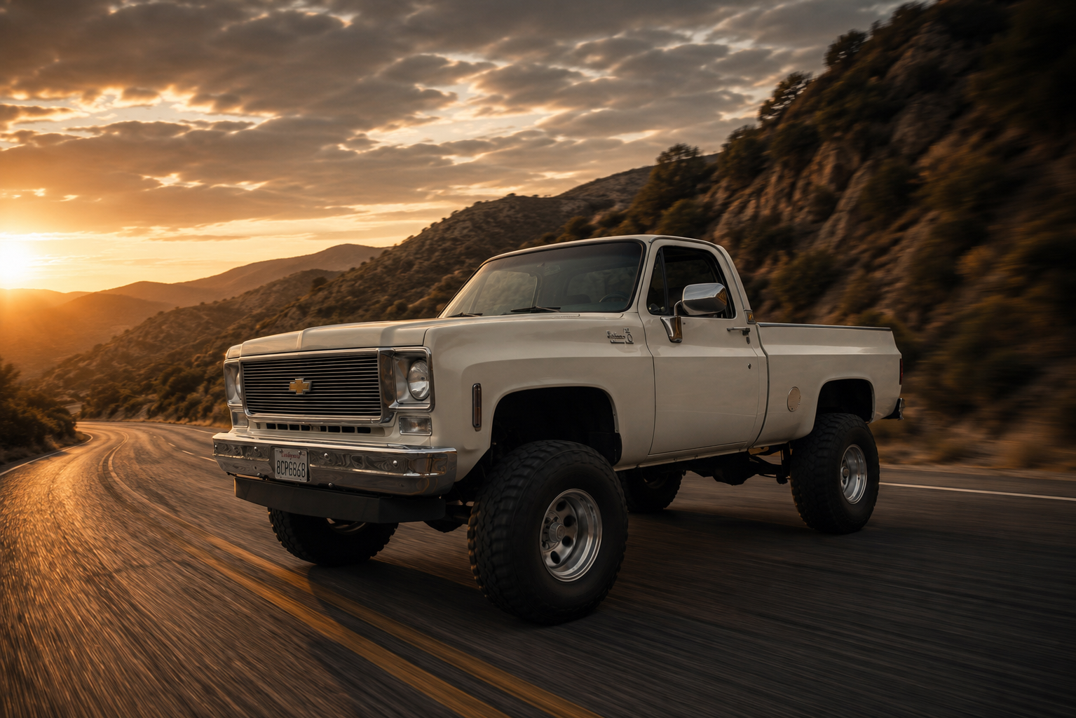 1973 Lifted Short Bed Squarebody Chevy