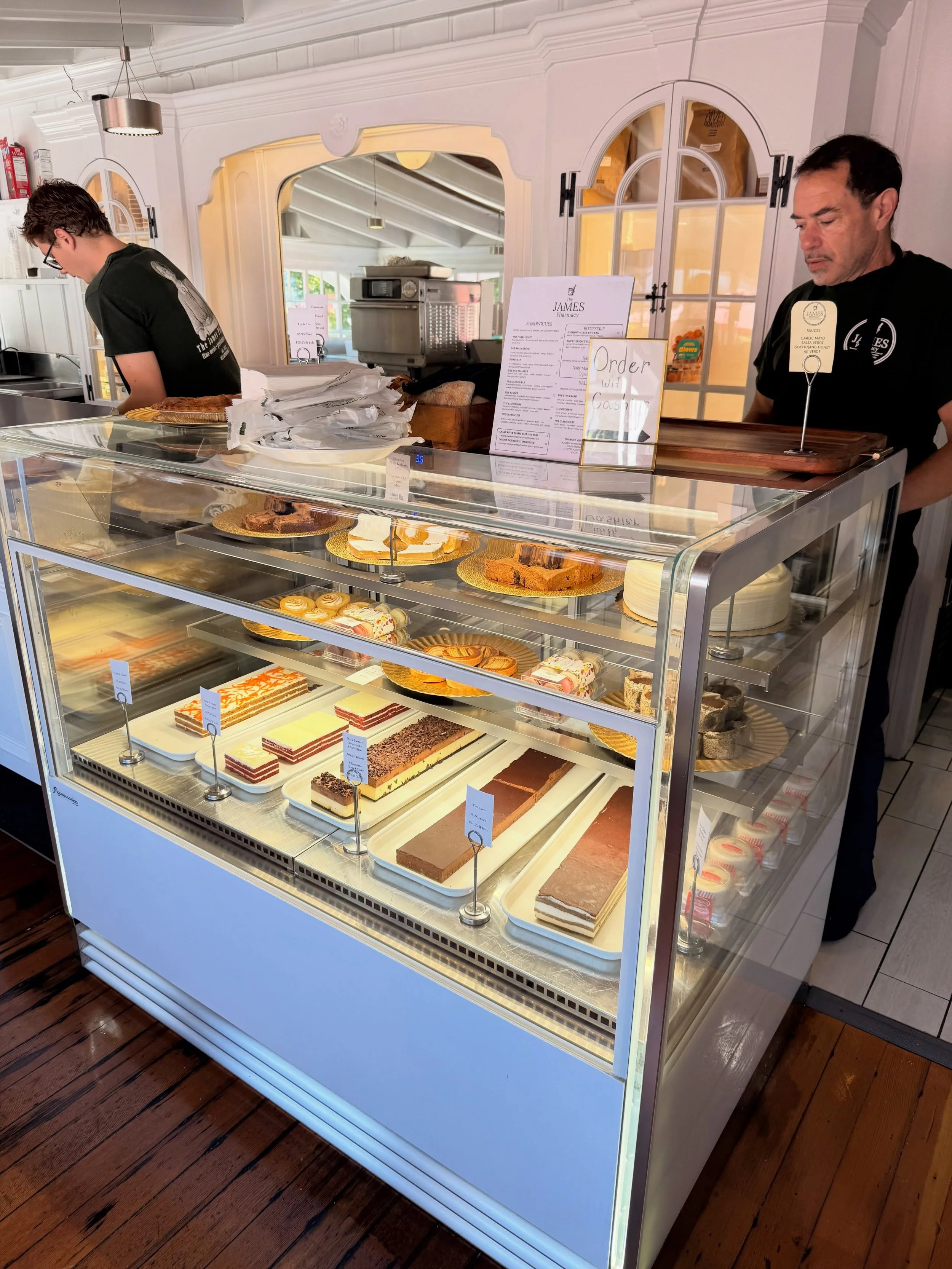 Your sweet tooth has a new home at The James. 🍰 as we settle in to our space and in preparation for colder months ahead we want to be sure you&rsquo;re covered!

Our all-new pastry &amp; bakery cooler is stocked daily with all the good stuff&mdash;f