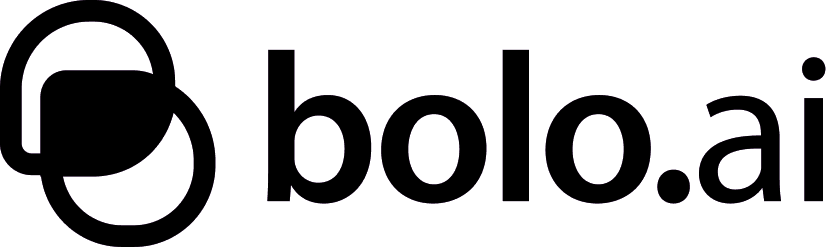 Symbol and 'bolo.ai' in text