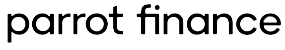 Logo of Parrot Finance with stylized text
