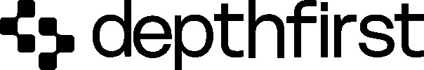 Text reading "depthfirst"