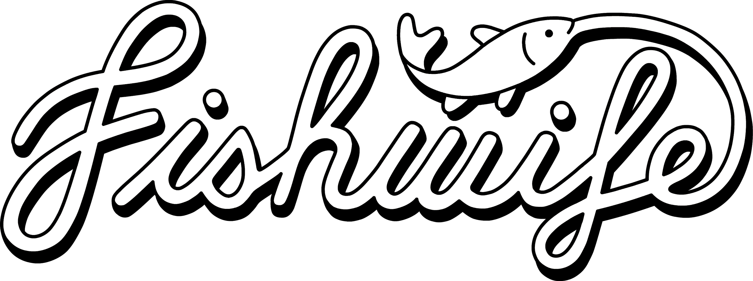 Stylized text reading 'fishwife'