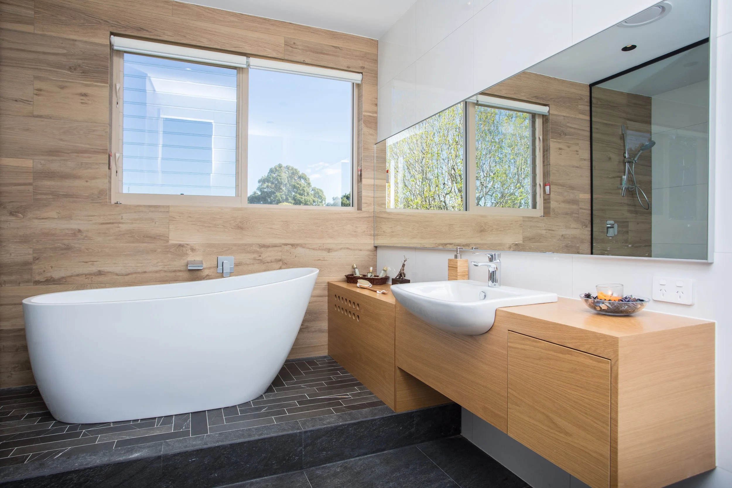 Bathroom - built to architect specifications Castle Hill - JoineyOne Sydney