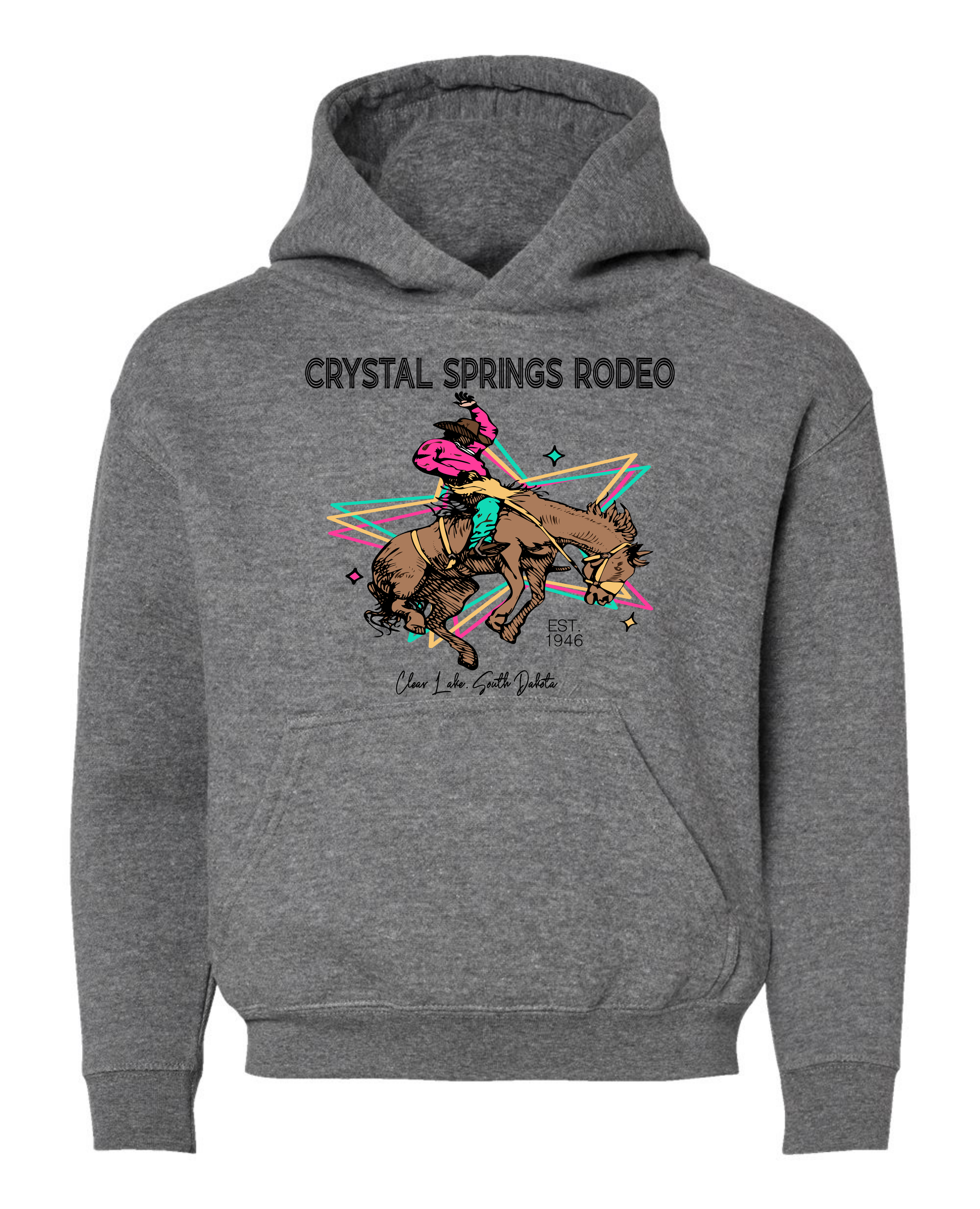 Retro Bronc Hooded Sweatshirt | Youth