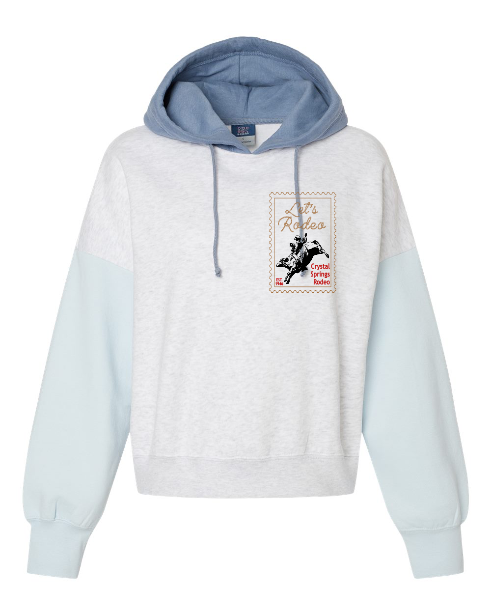 CSR Bull | 3 Toned Cropped Hoodie