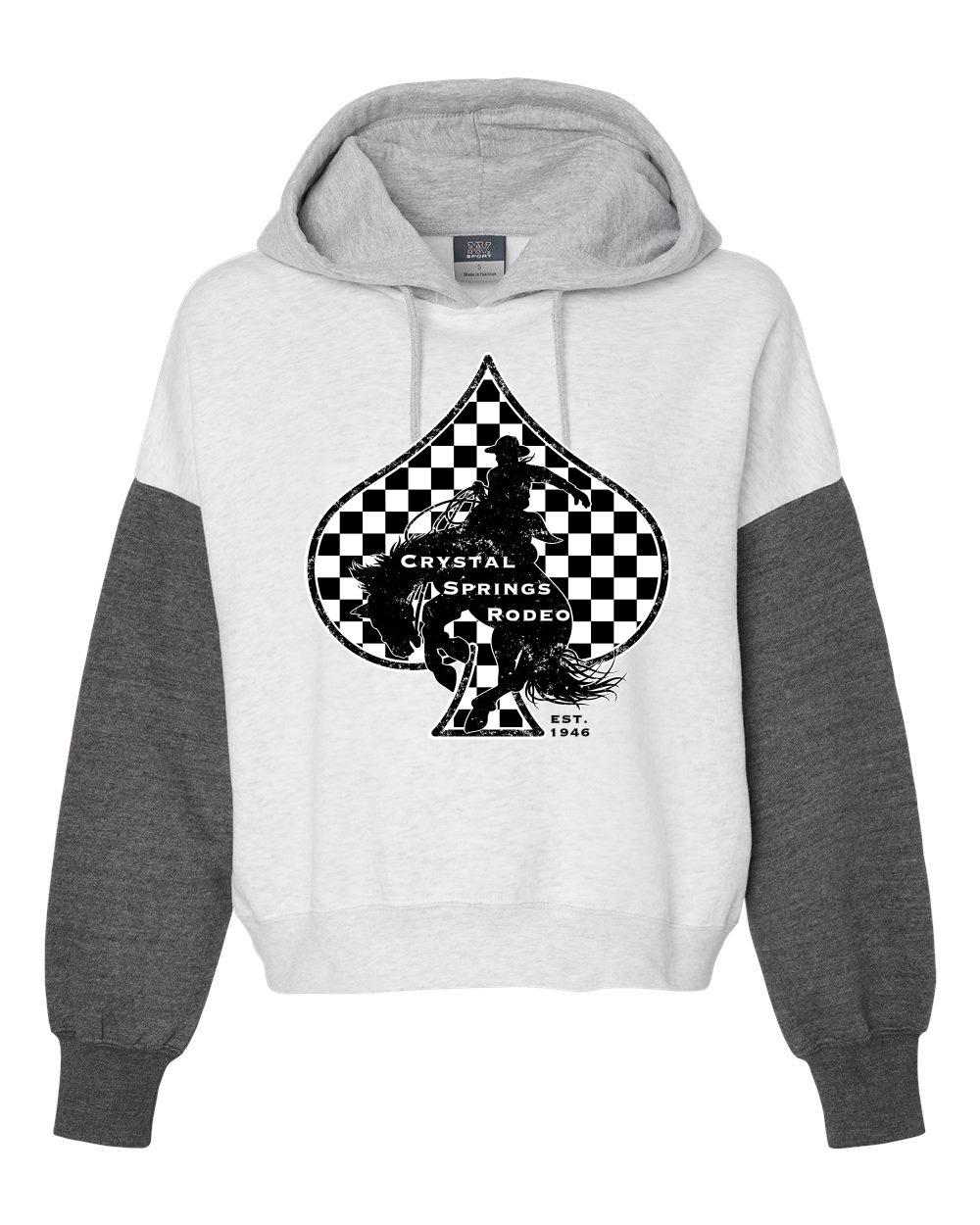 CSR Spade | 3 Toned Cropped Hoodie