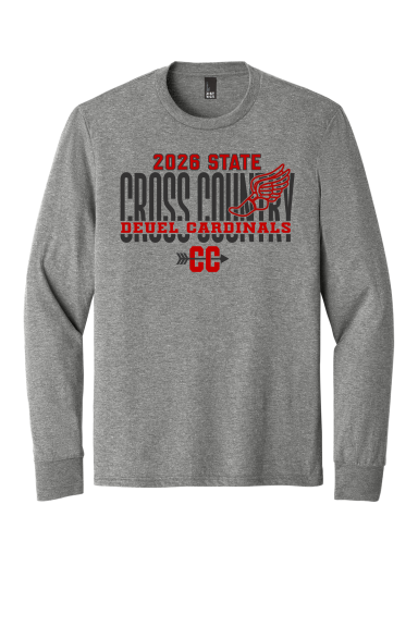 State Cross Country Adult Long Sleeve | Unisex