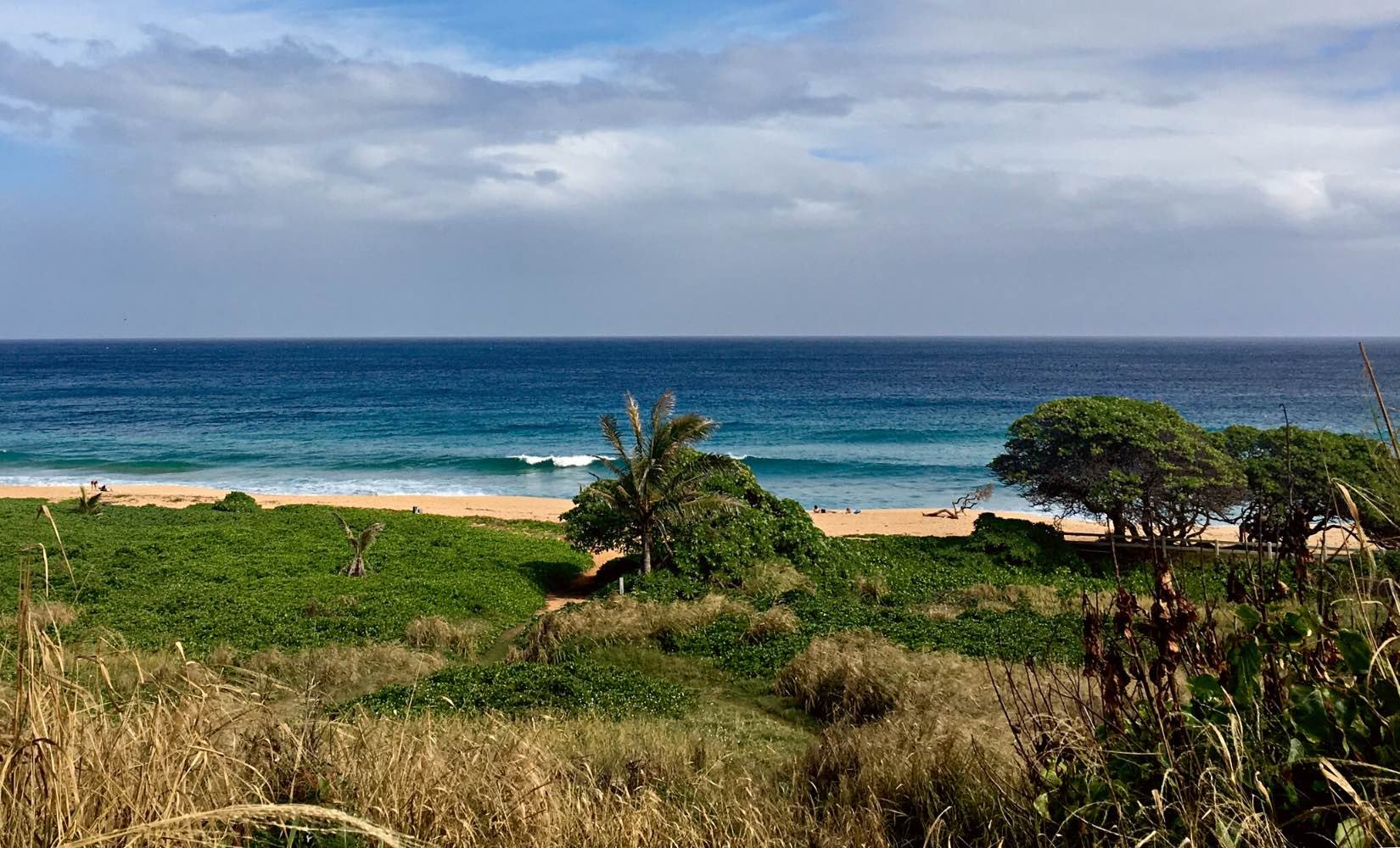 One of the most beautiful, virgin beaches on Kauai Hawaii (Donkey Beach) is also a nudist beach