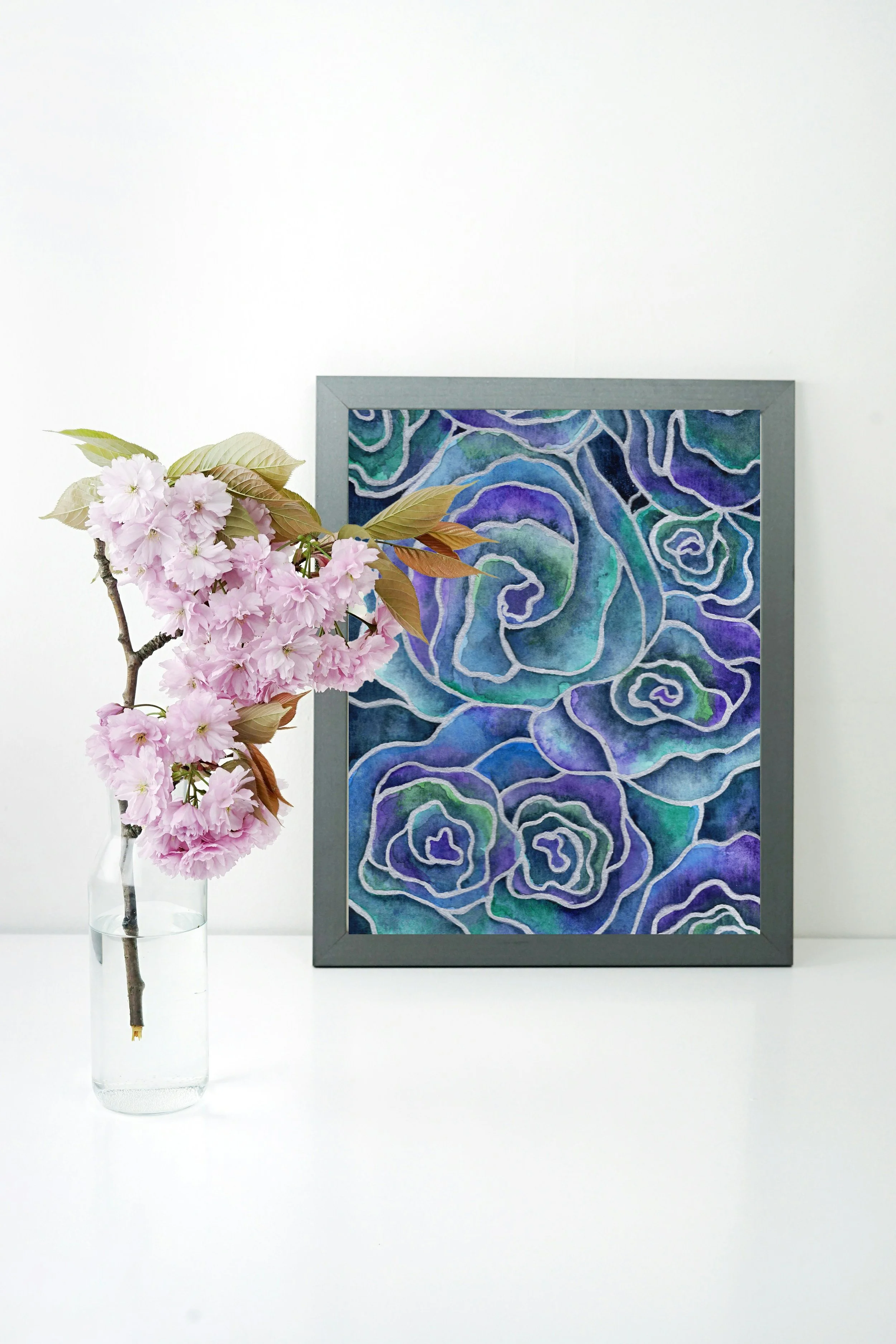 Cabbage Coral Print