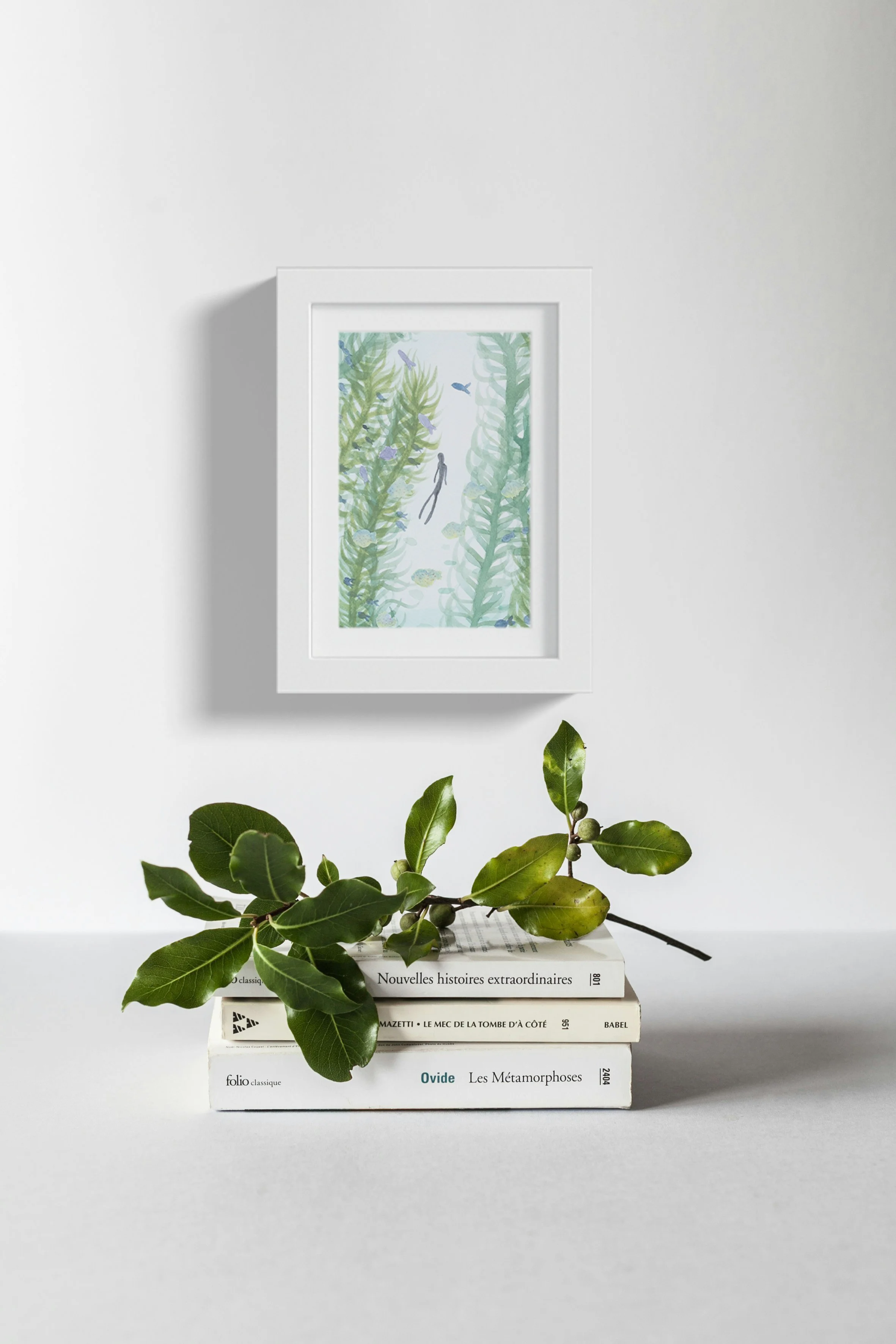 giant kelp forest - A5 detail only - oceanelier watercolour fine art print - 01.jpg