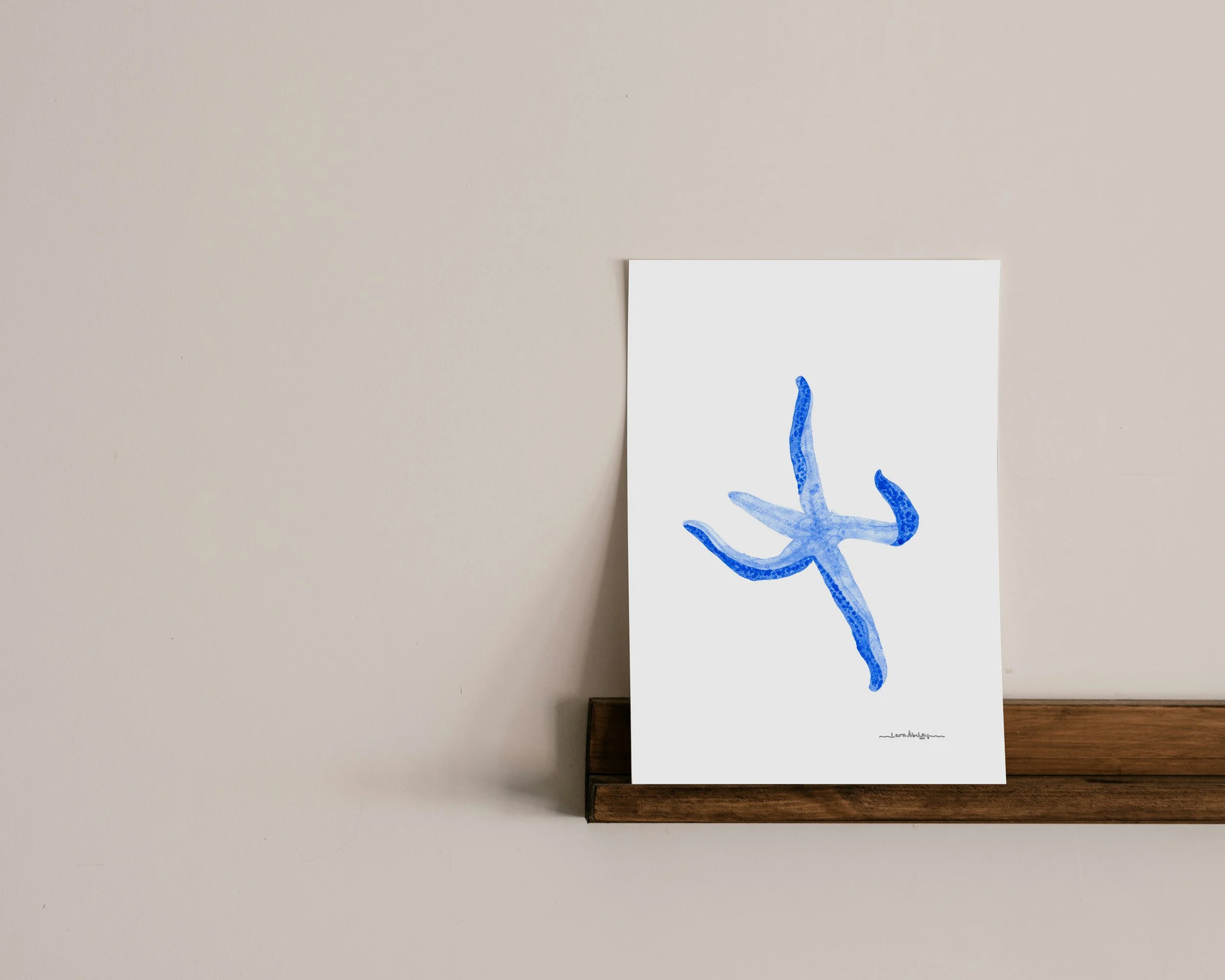 a4 print portrait on shelf mockup - linckia.jpg