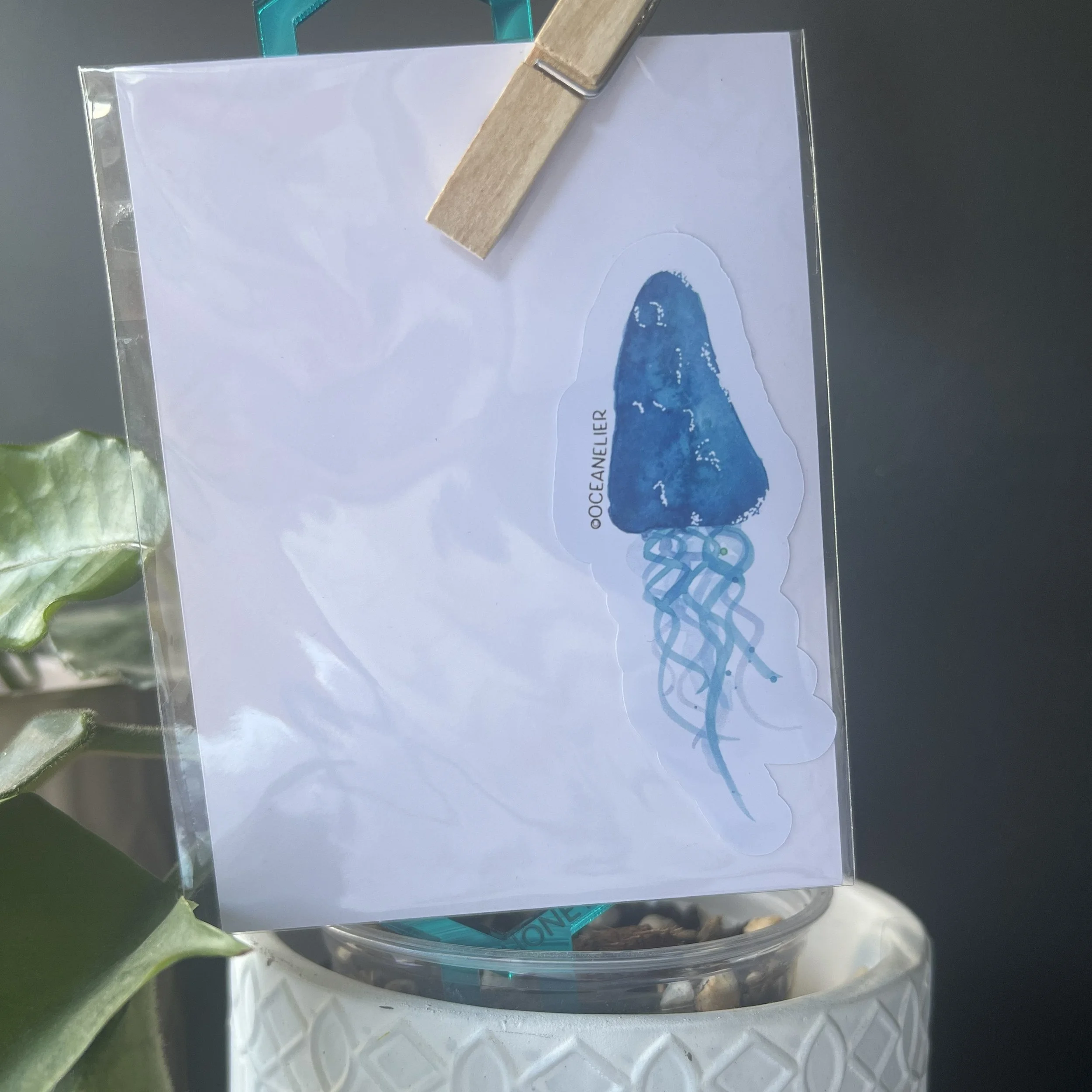 Blue Jelly Sticker