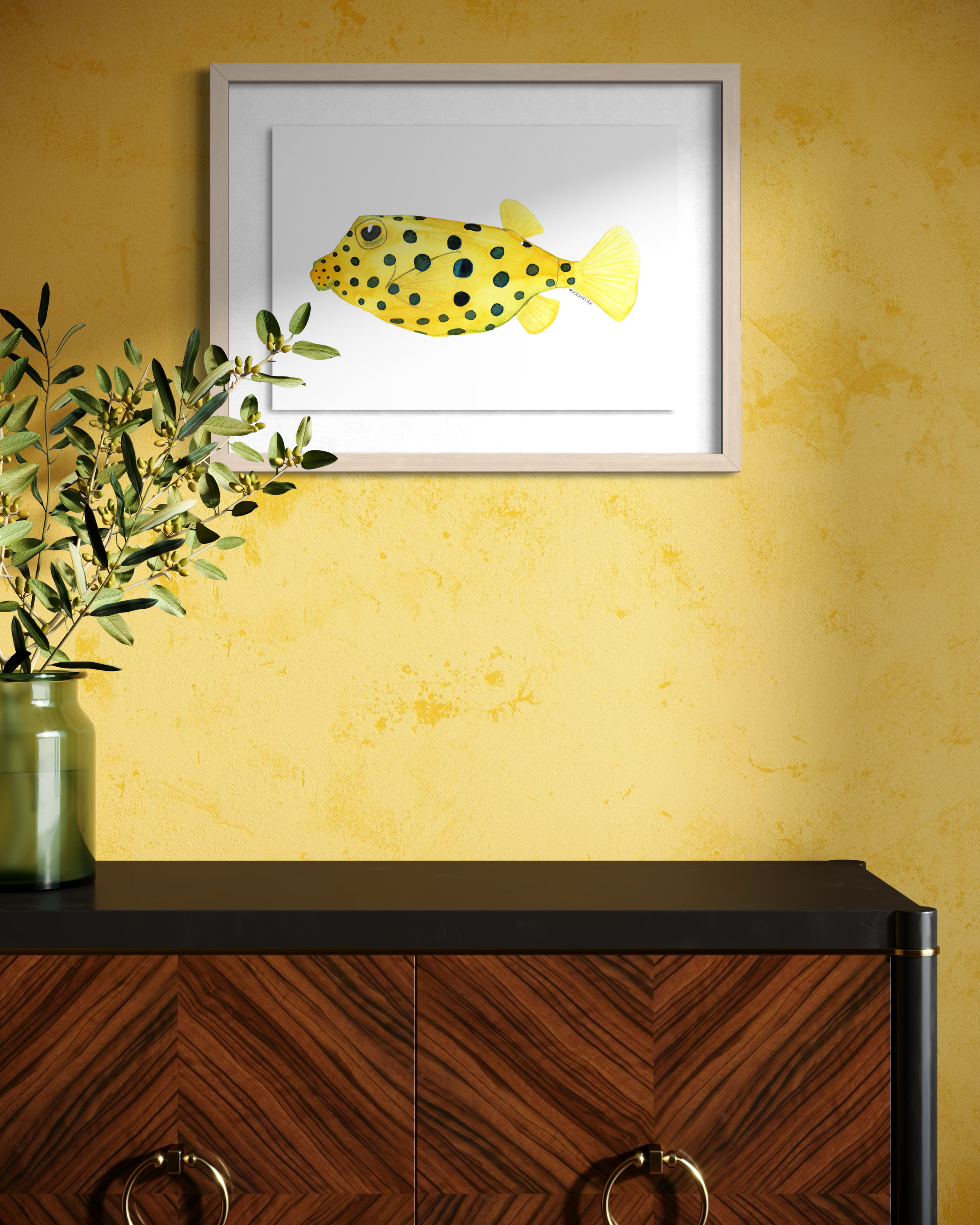 yellow boxfish oceanelier fine art print canberra australia ocean inspired watercolour wall art 06.PNG