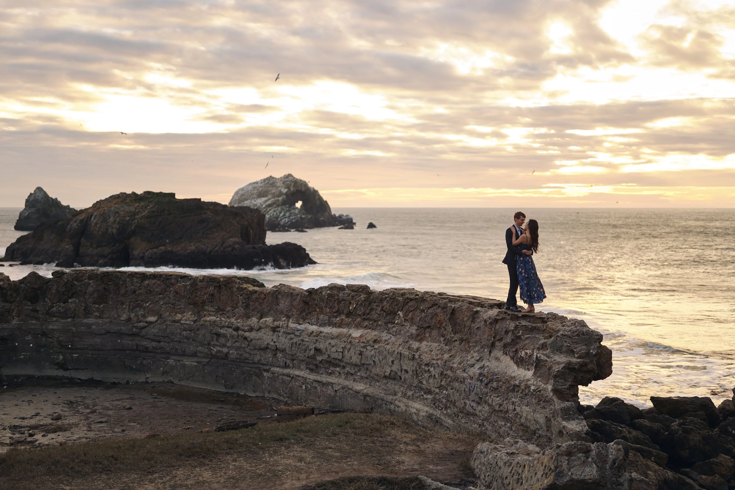 Lucy &amp; Daniel | Engagement at Lands End and Sutro Baths