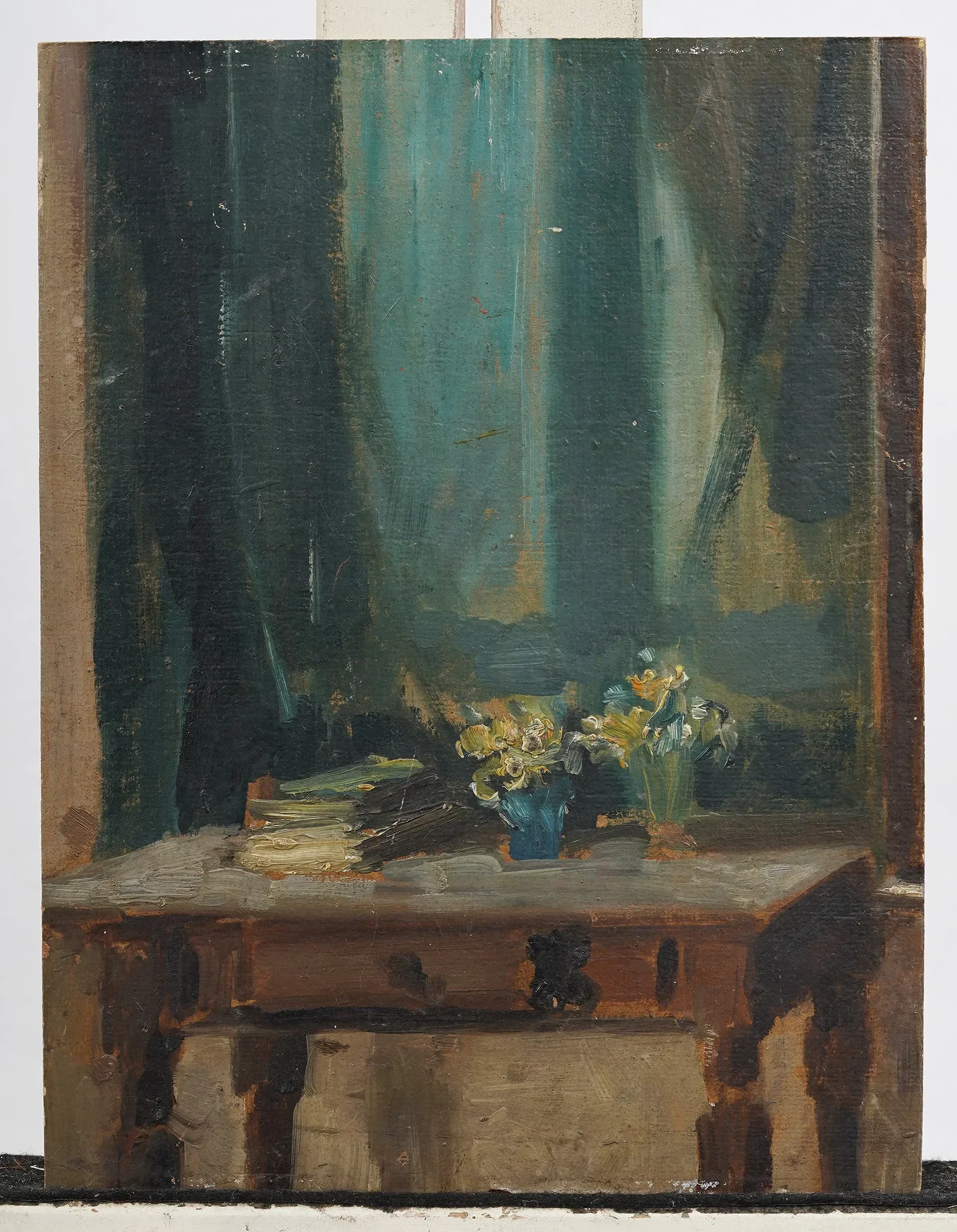 Unsigned Double-Sided, Oil on Canvas, $425