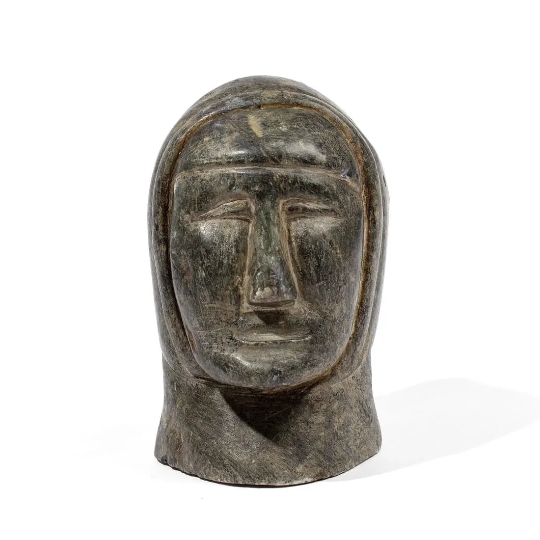 Inuit Soapstone Bust of a Man, 5 inches, $180