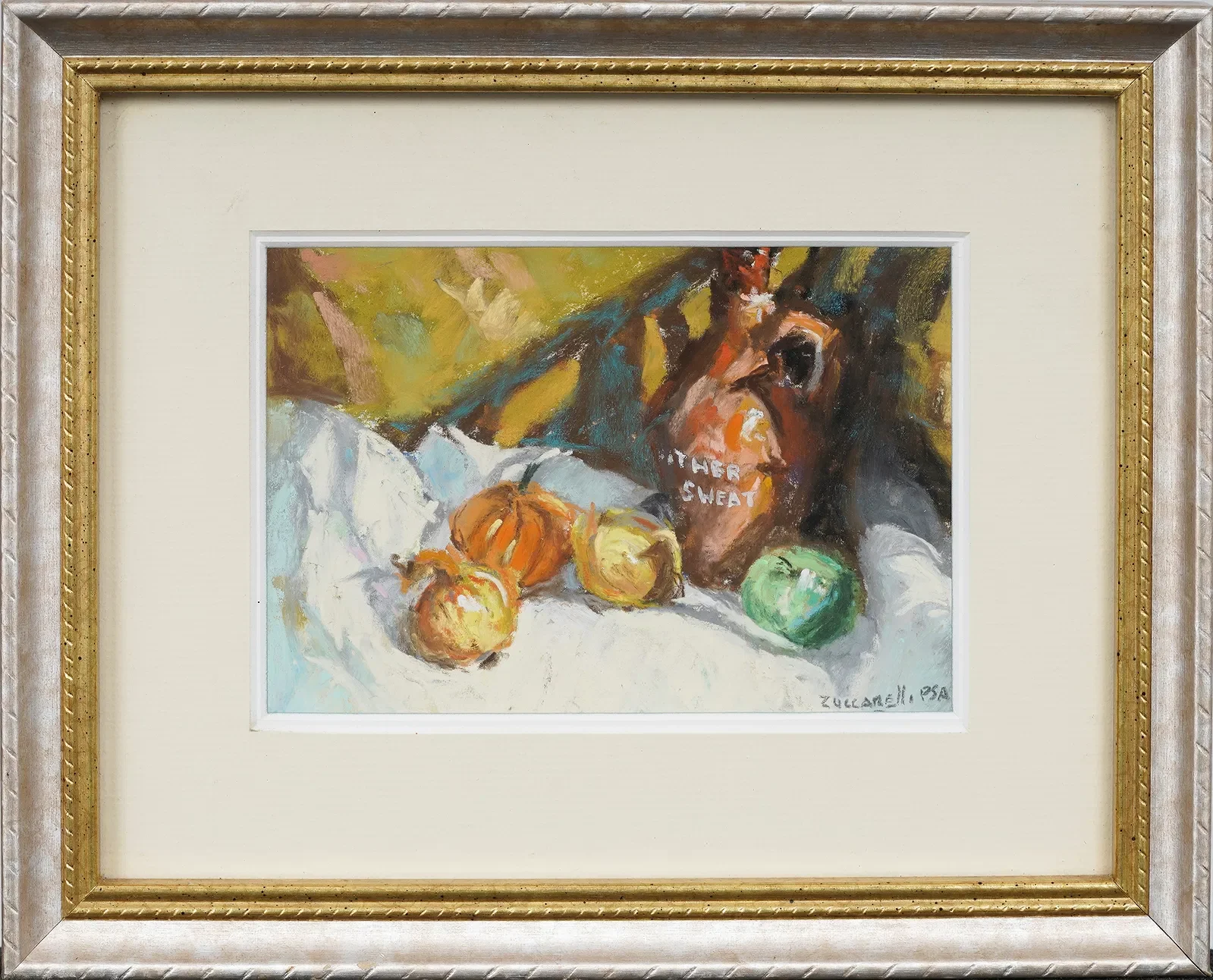 Frank Zuccarelli (1921-2012), Onions & Jug, Pastel, $495