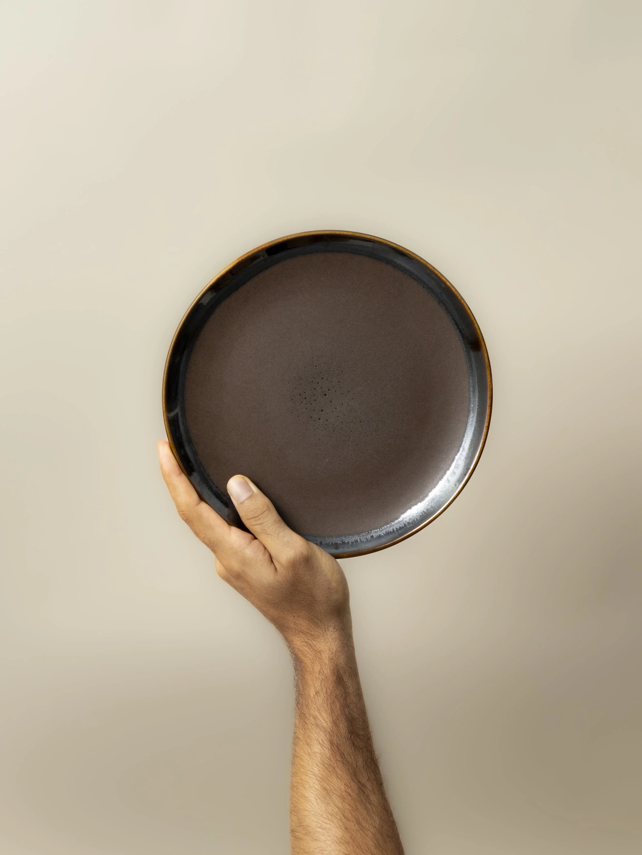 9" Salad Plate - Dark Roast