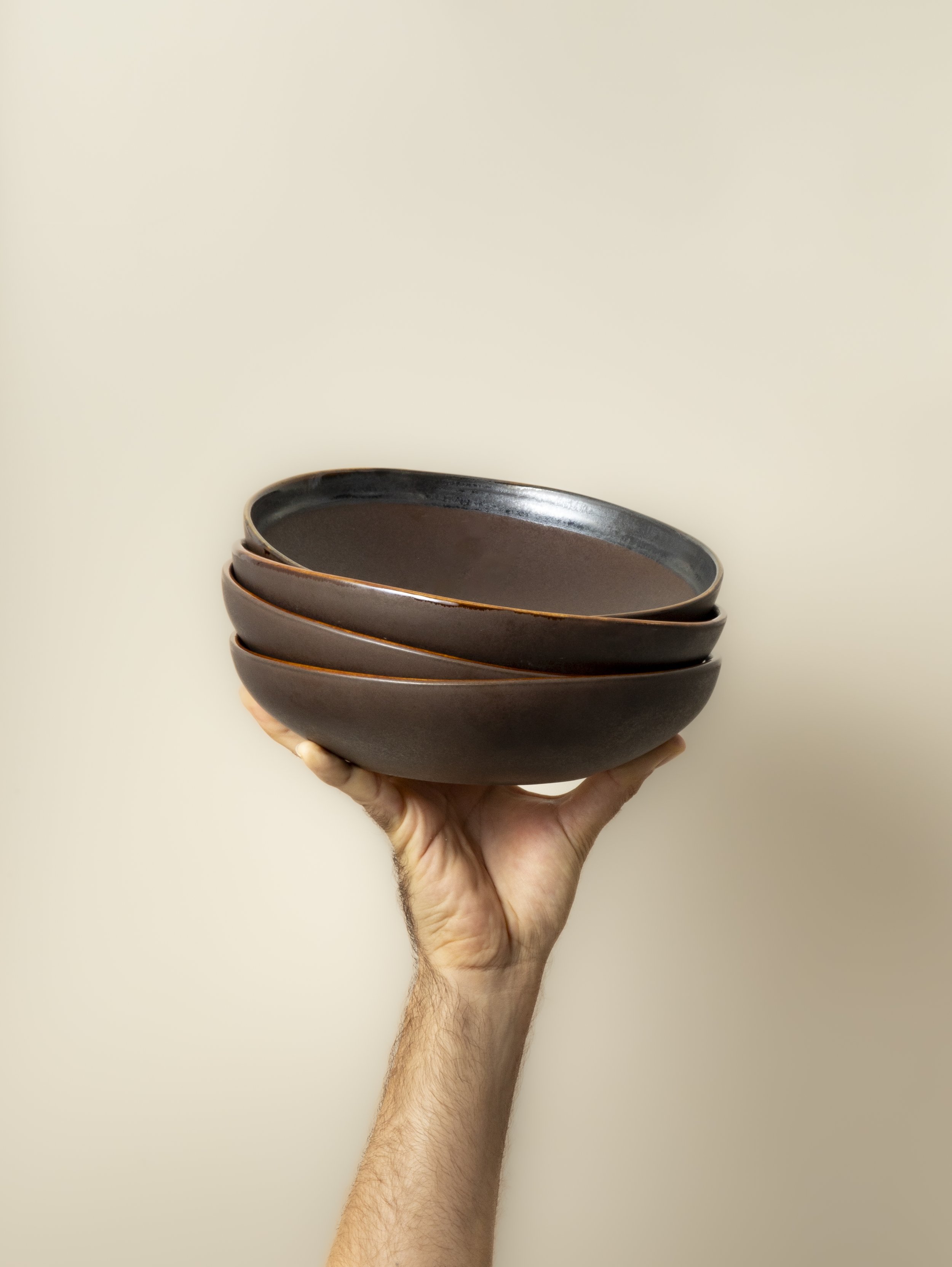 9" Pasta Plate - Dark Roast