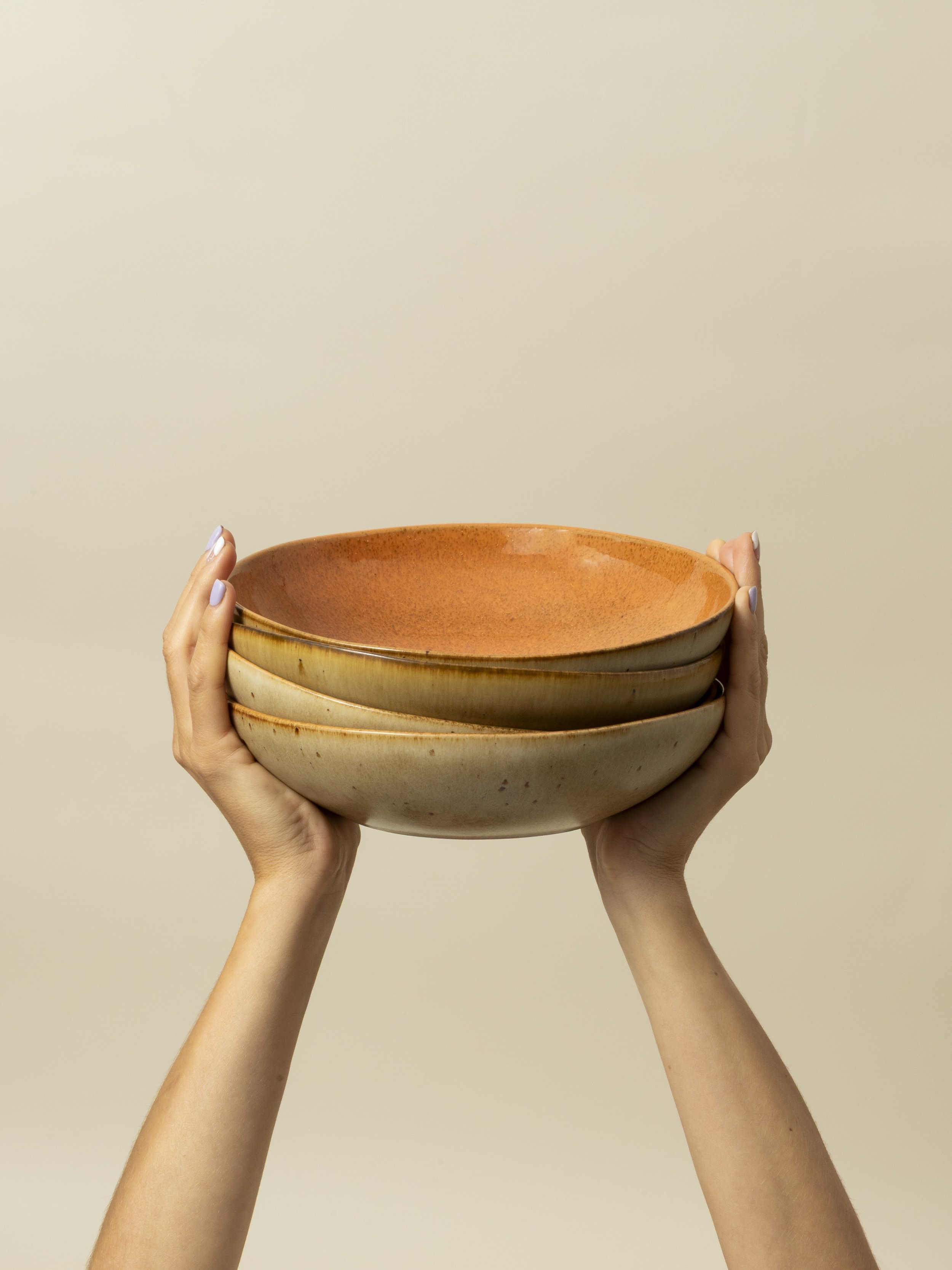 9" Pasta Plate - Poppy Seed