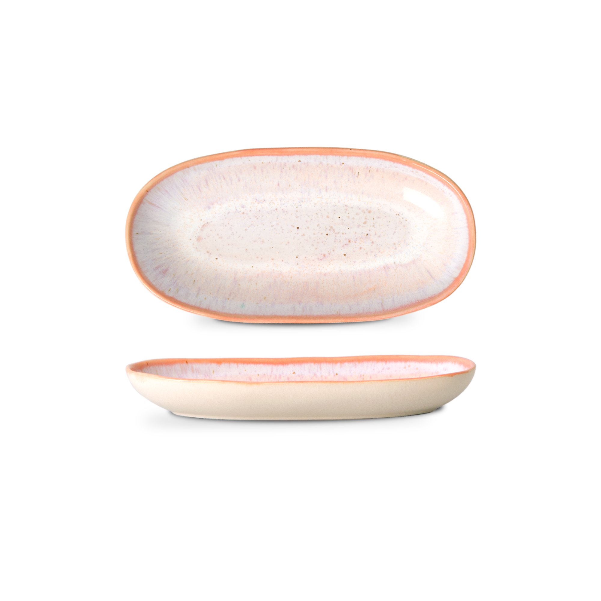 9" Oval Platter Small - Northern Dawn