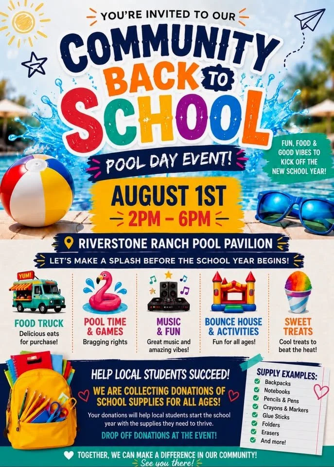 River Stone Back 2 School Event