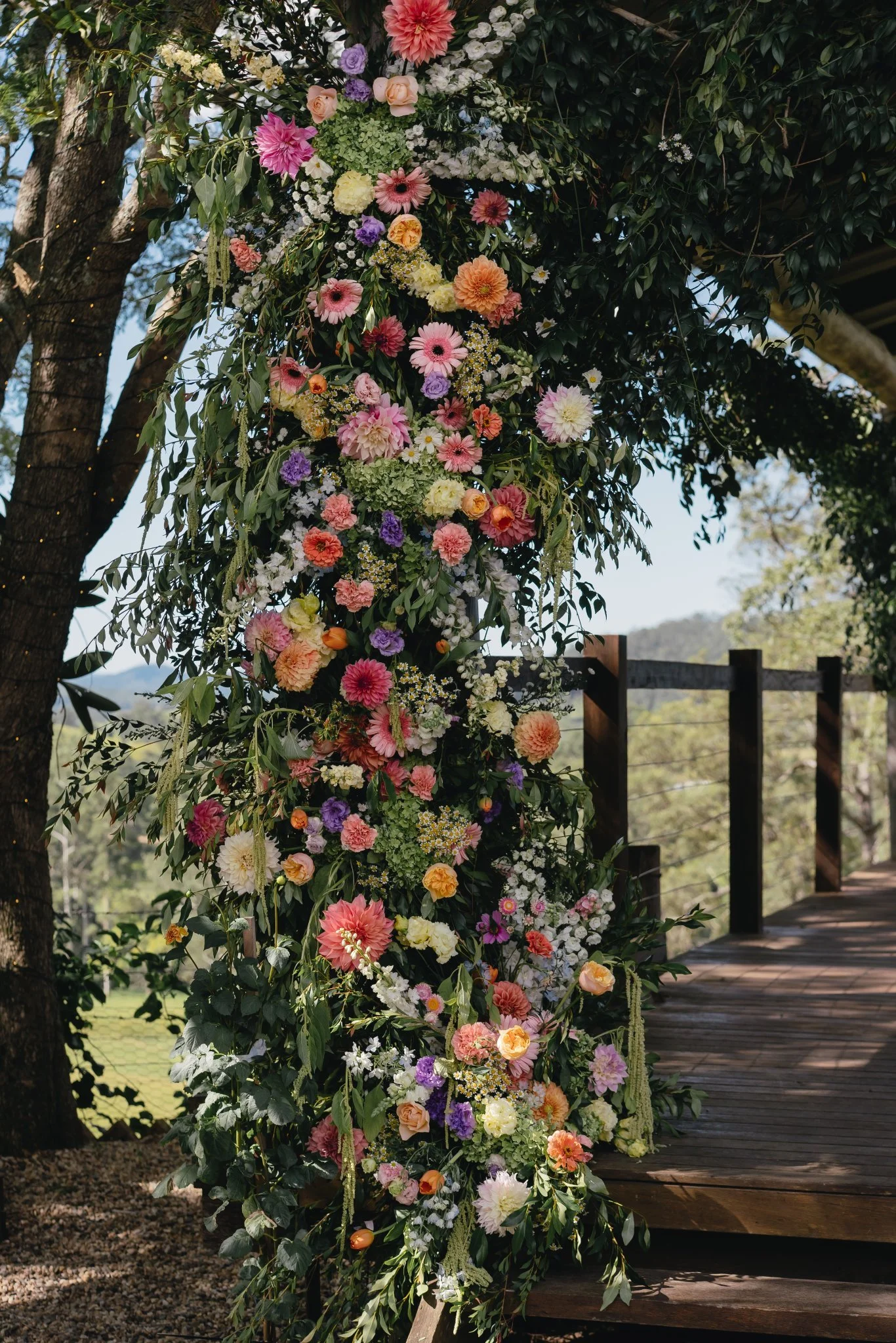 Megan & James Wedding Arbour - Flowers by Salt & Bloom Co