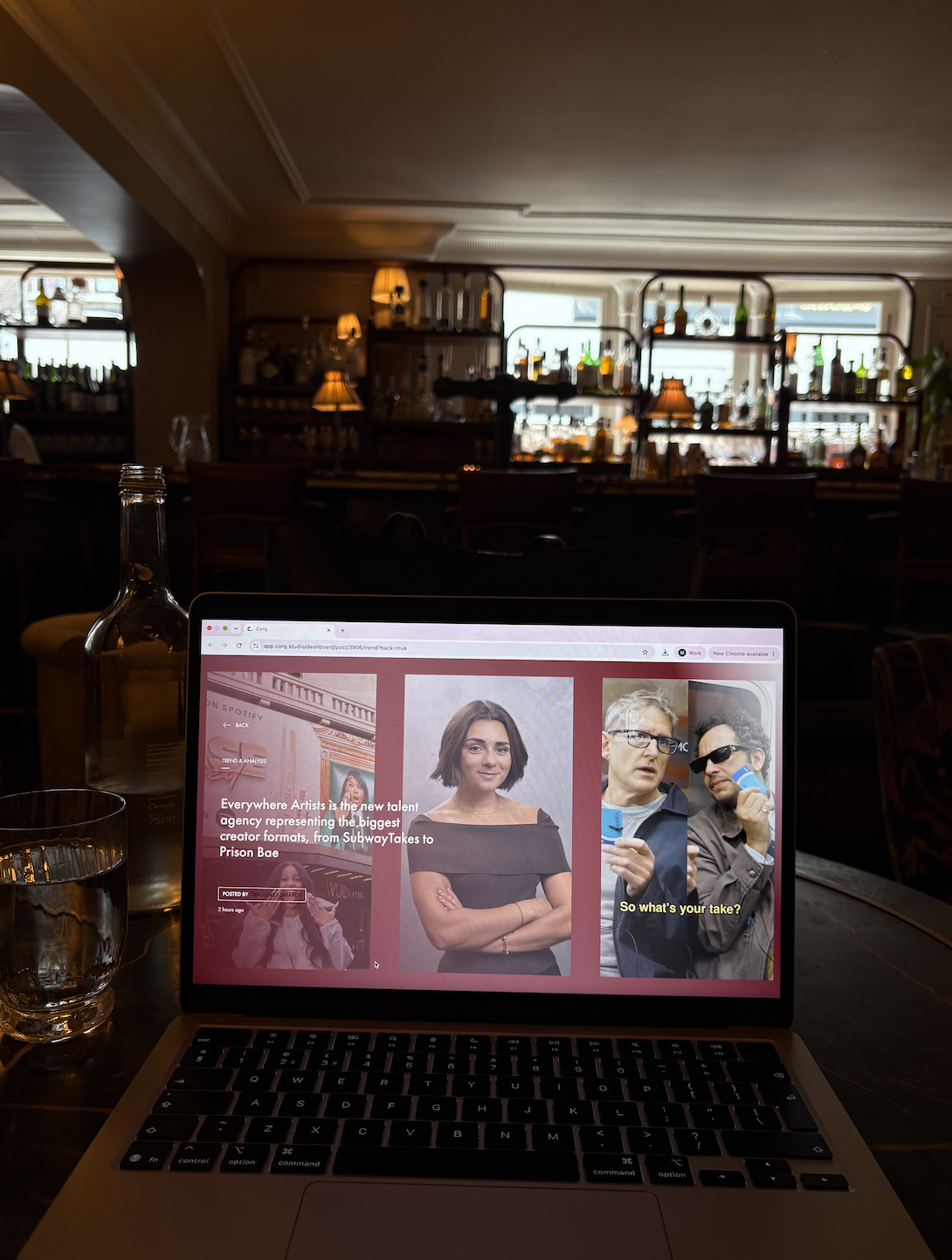 Milly spoke to CORQ about our latest projects and “creator-led productions are the new TV”.