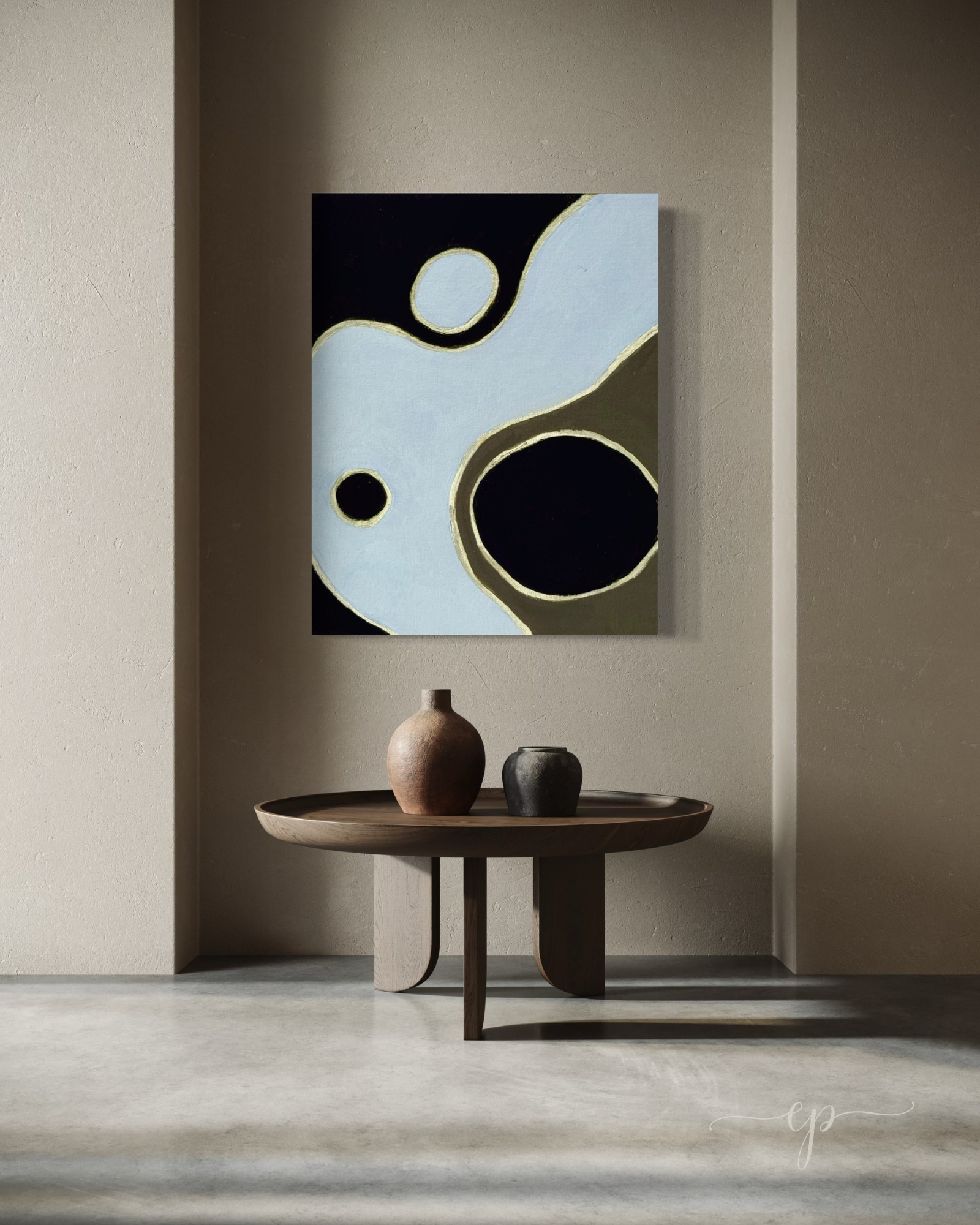   Quiet Orbit  
 Original Study 11 x 14 
 Custom Sizes Available 