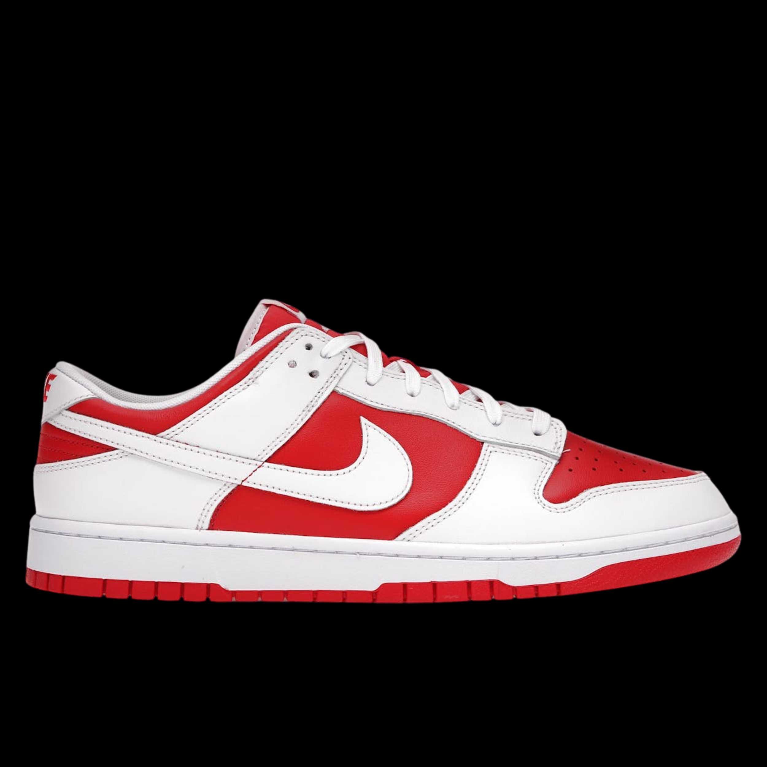 NIKE DUNK LOW WHITE : RED .png