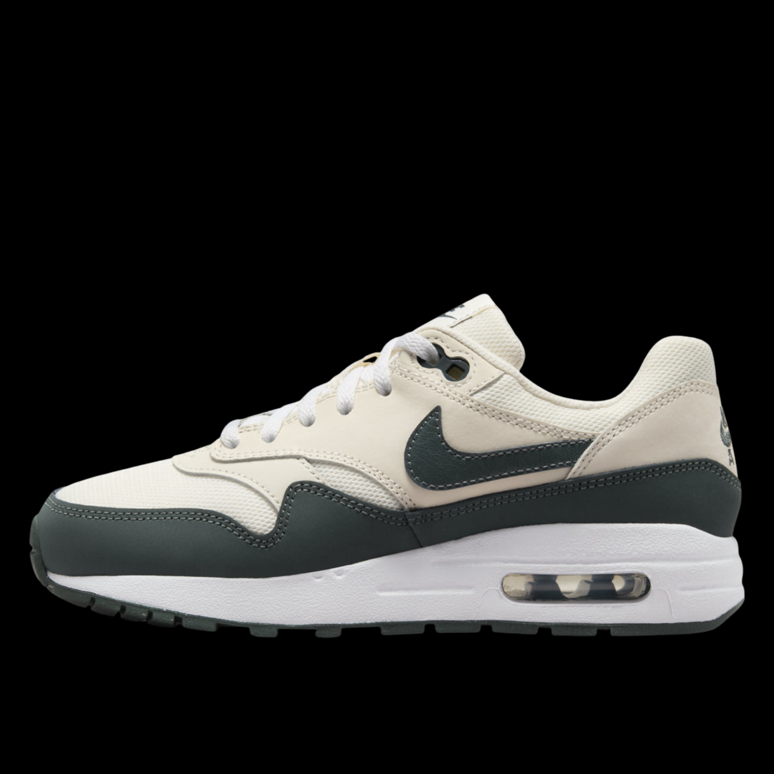 NIKE AIR MAX 1 GS PALE IVORY : VINTAGE GREEN : WHITE 3.png