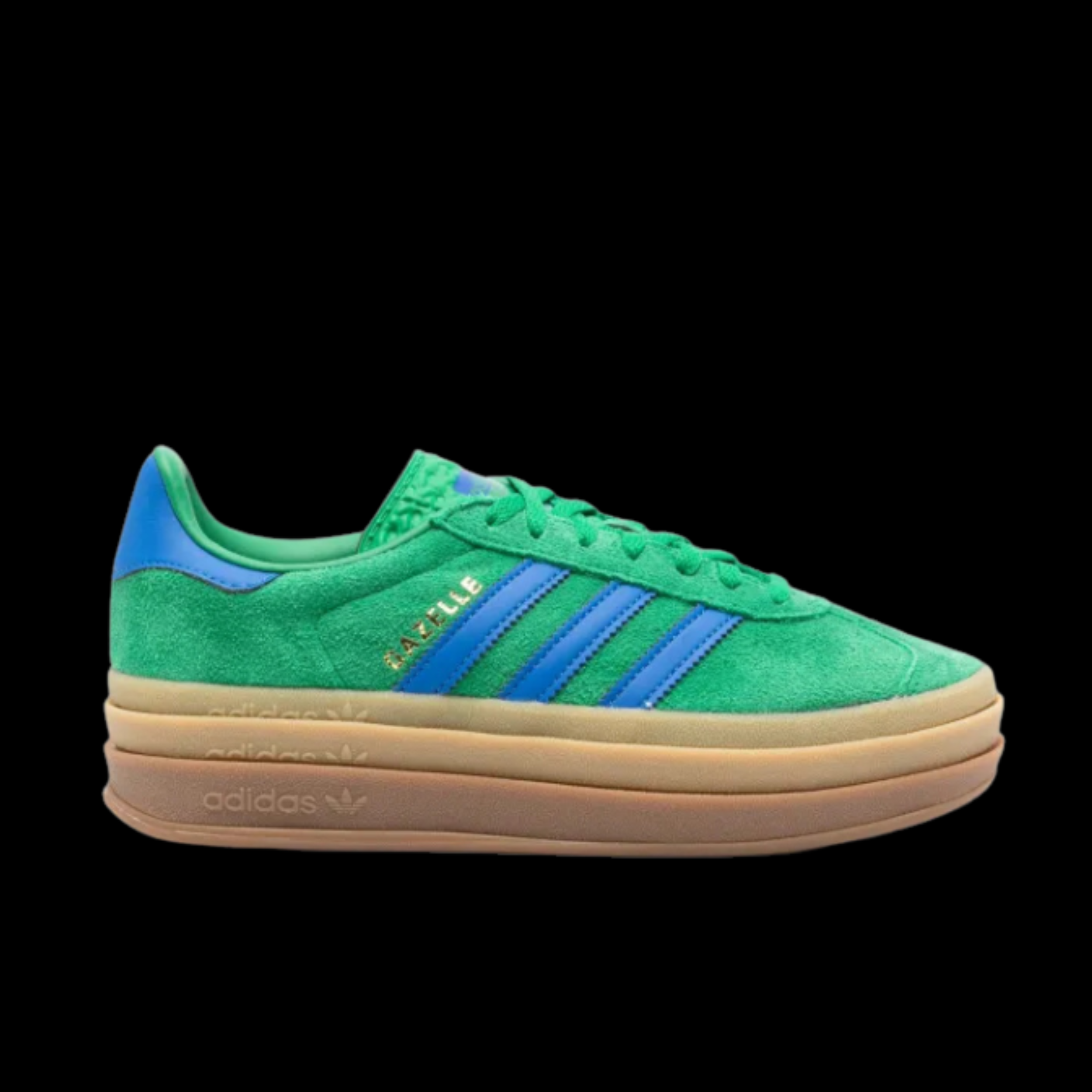 ADIDAS GAZELLE GREEN & BLUE GUM - SIZE 8.5