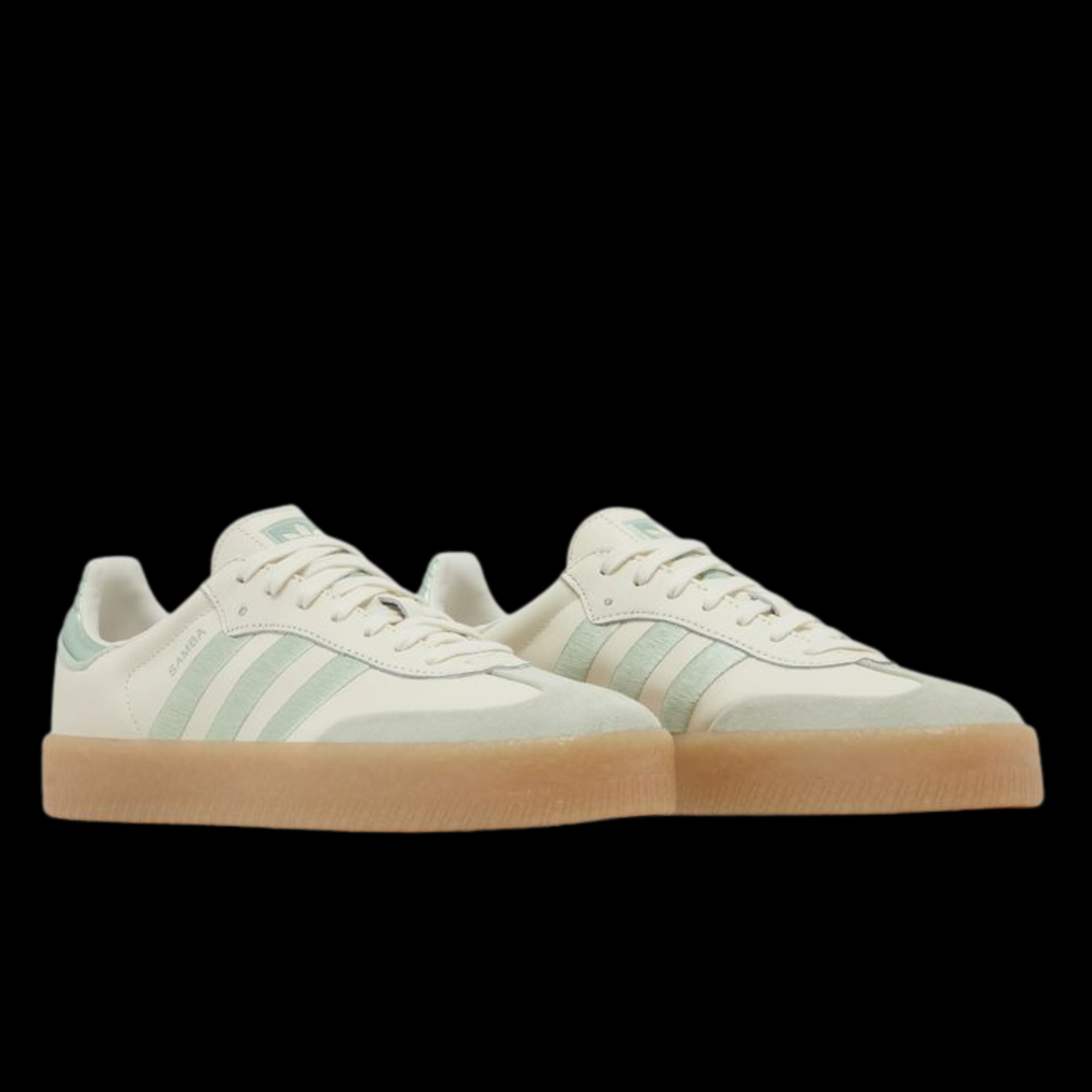 ADIDAS SAMBAE OFF WHITE : LIGHT GREEN 2.png