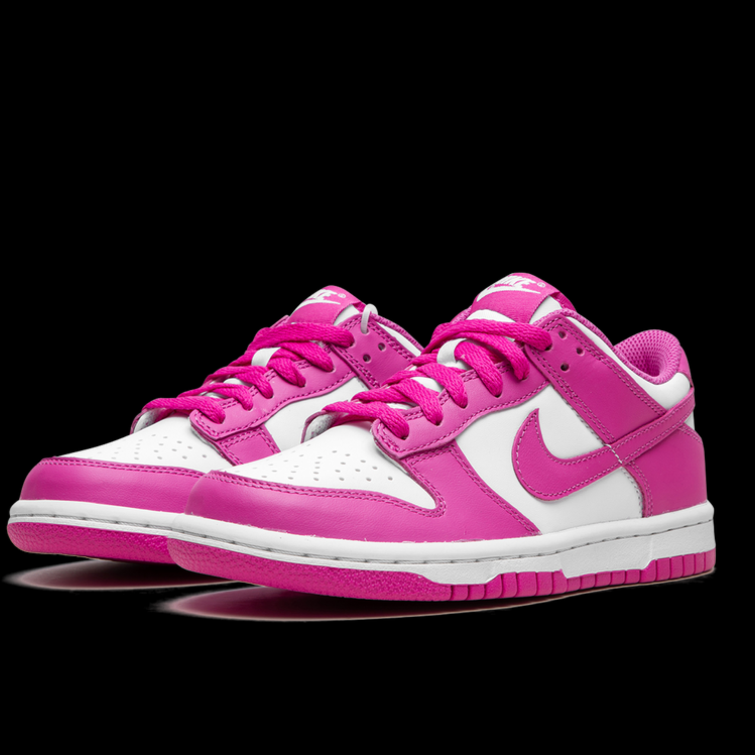 NIKE DUNK LOW (BG) WHITE : ACTIVE FUCHSIA 2.png