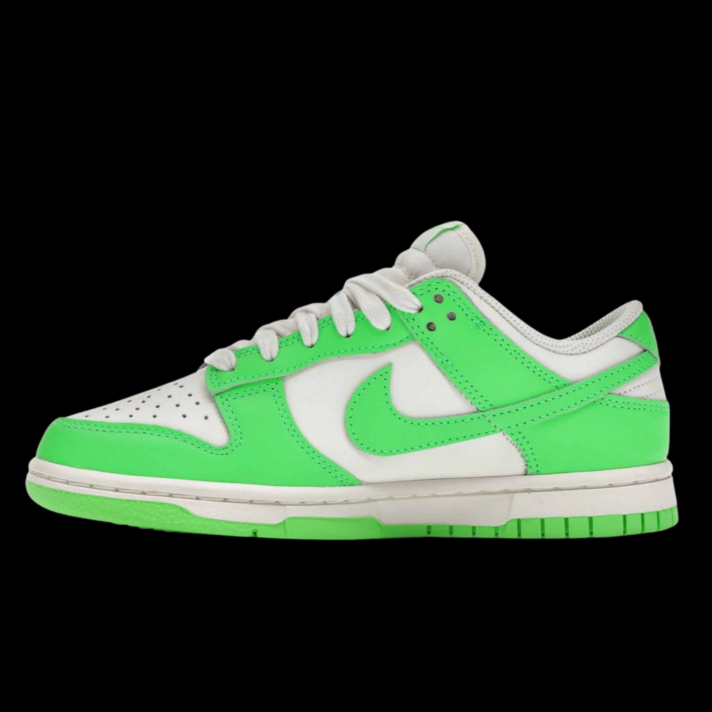 NIKE DUNK LOW WHITE: GREEN STRIKE.png