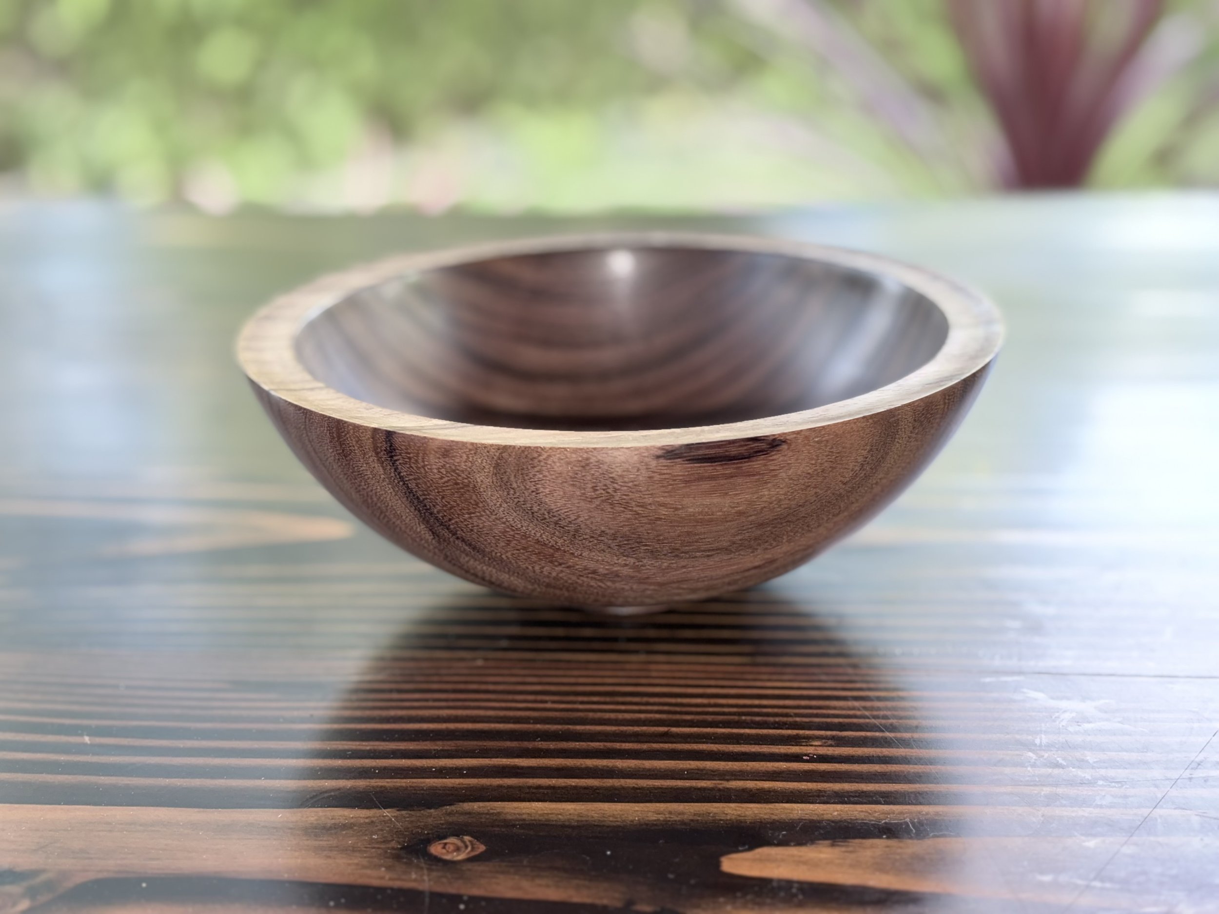 Rose wood bowl