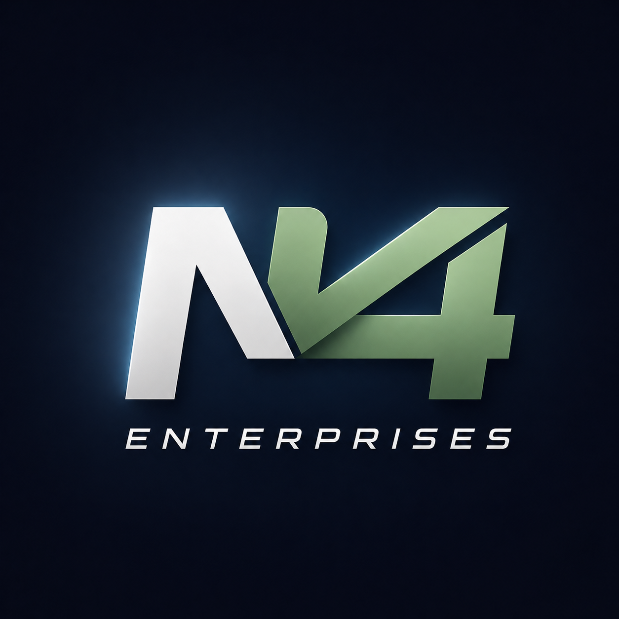 N4 Enterprises logo, a boutique process consulting firm. The letter N in white and the number 4 in green on a dark navy background.