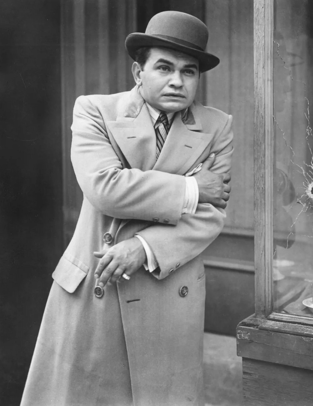 Edward G. Robinson, Hollywood's original gangster, playing Rico in Little Caesar.