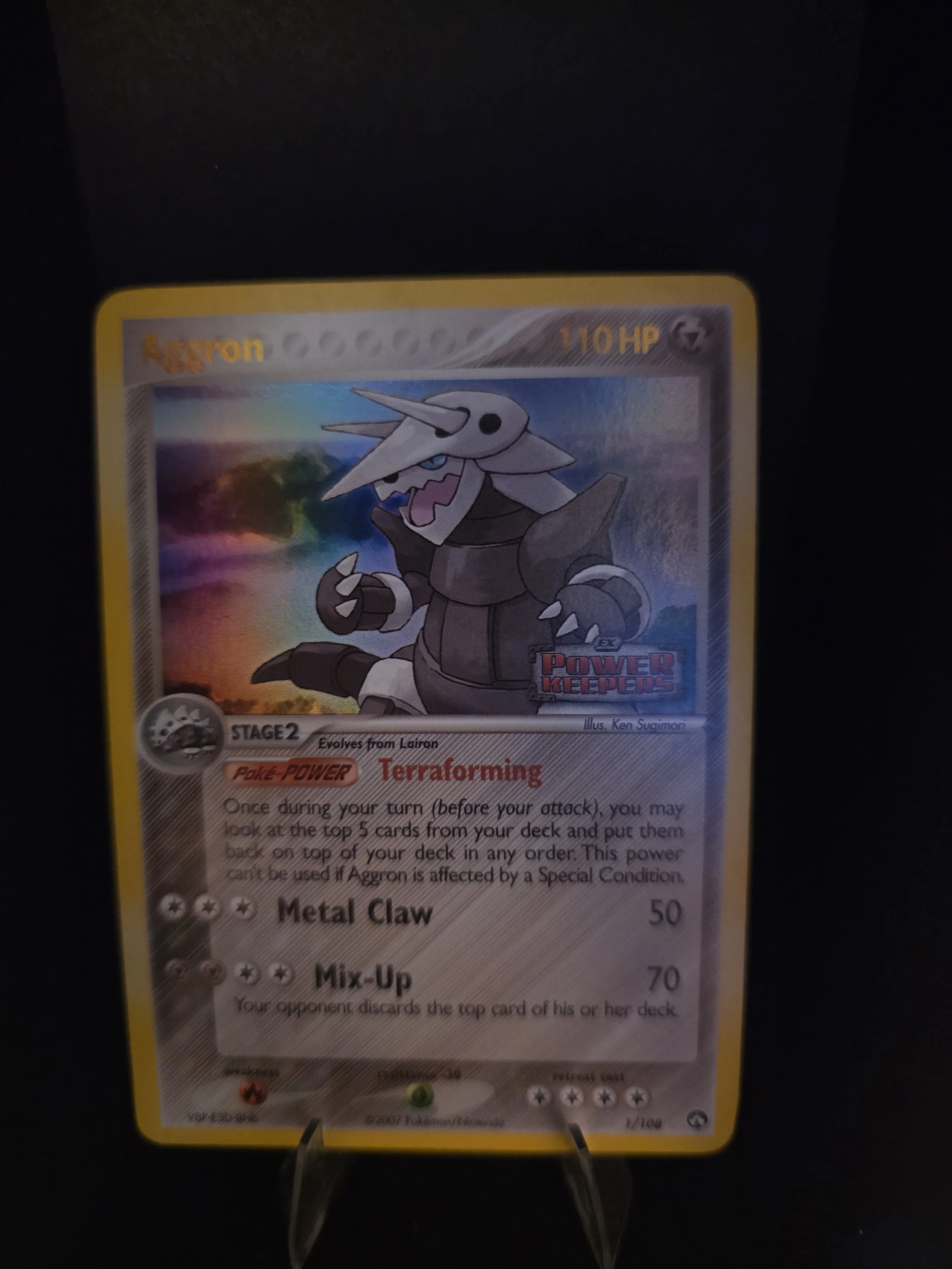 Aggron - Power Keepers (PK) Reverse holo