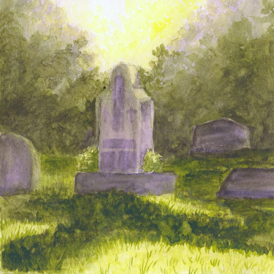 Graveyard Study  |  Study, Print